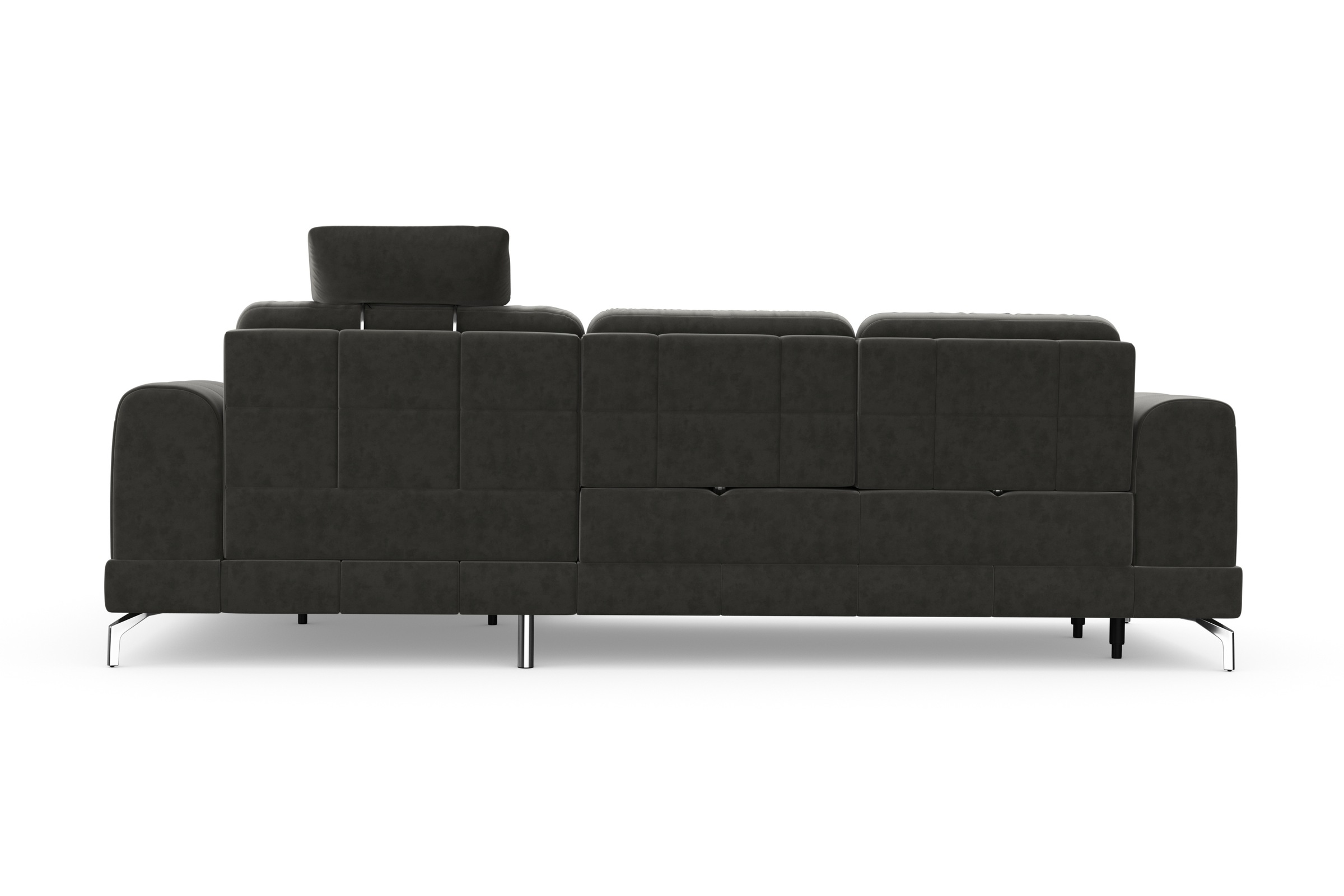 sit&more Ecksofa »Bendigo L-Form«, inklusive Sitztiefenverstellung, Bodenfreiheit 12 cm, in 2 Fussfarben
