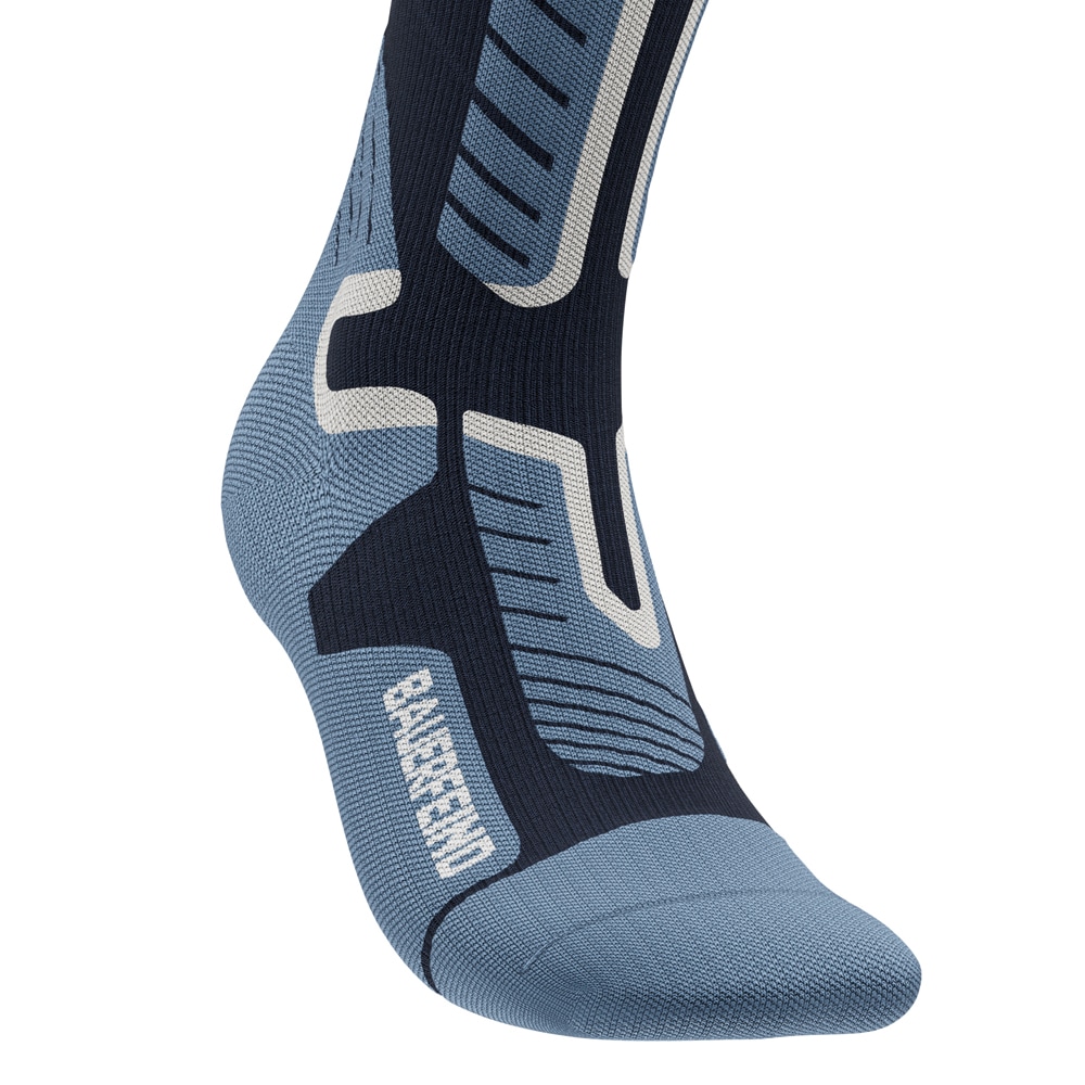 Bauerfeind Sportsocken »SKI ALPINE COMPRESSION SOCKS« für Alpinski und Snowboard, mit anatomisch geformter Zehenbox