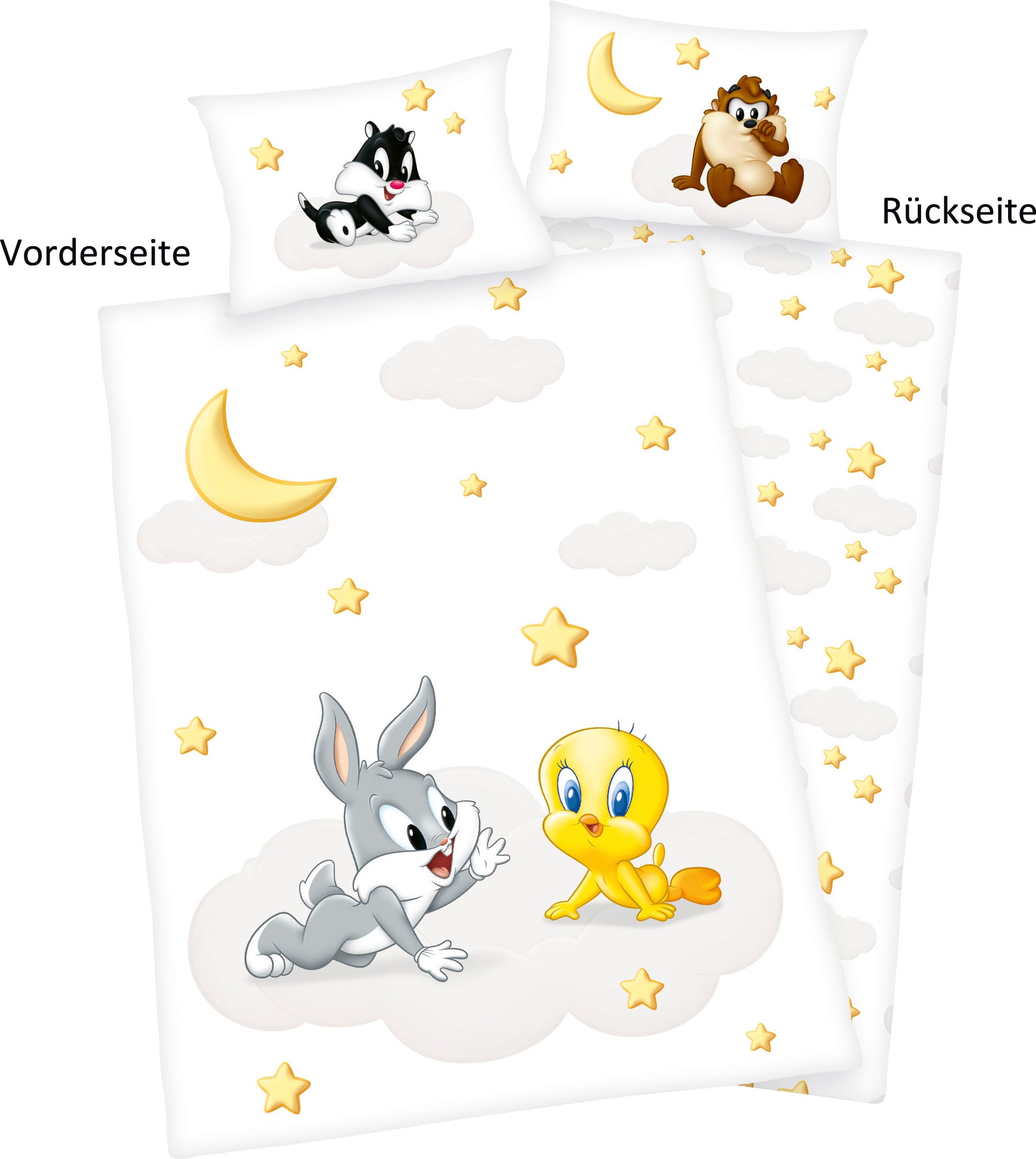 Image of LOONEY TUNES Babybettwäsche "Looney Tunes" 2 Stk. mit liebevollem Motiv