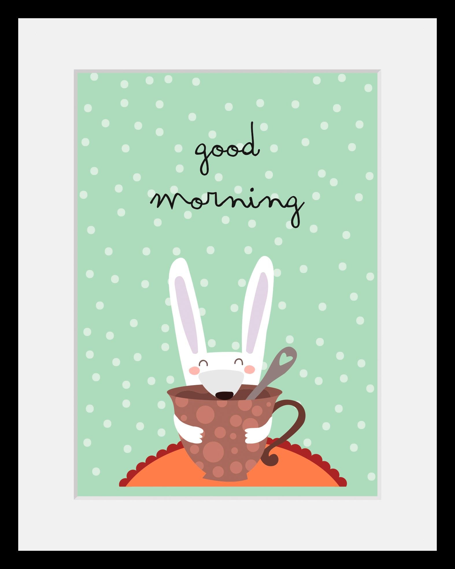 Image of Home affaire Bild »Good morning«, mit Rahmen bei Ackermann Versand Schweiz