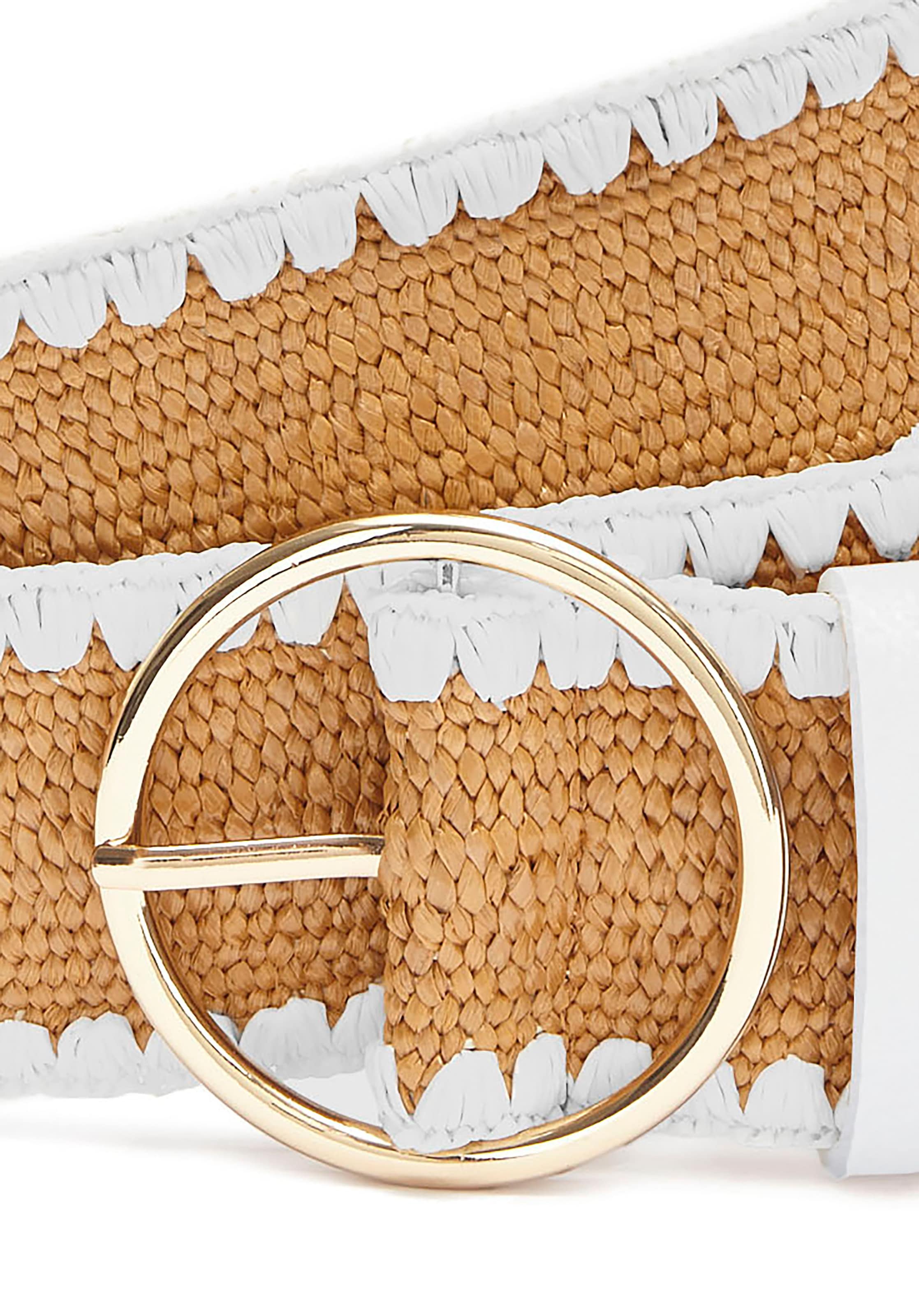 LASCANA Taillengürtel »Stretchgürtel« elastischer Gürtel in Bast-Optik für Kleid & Overall