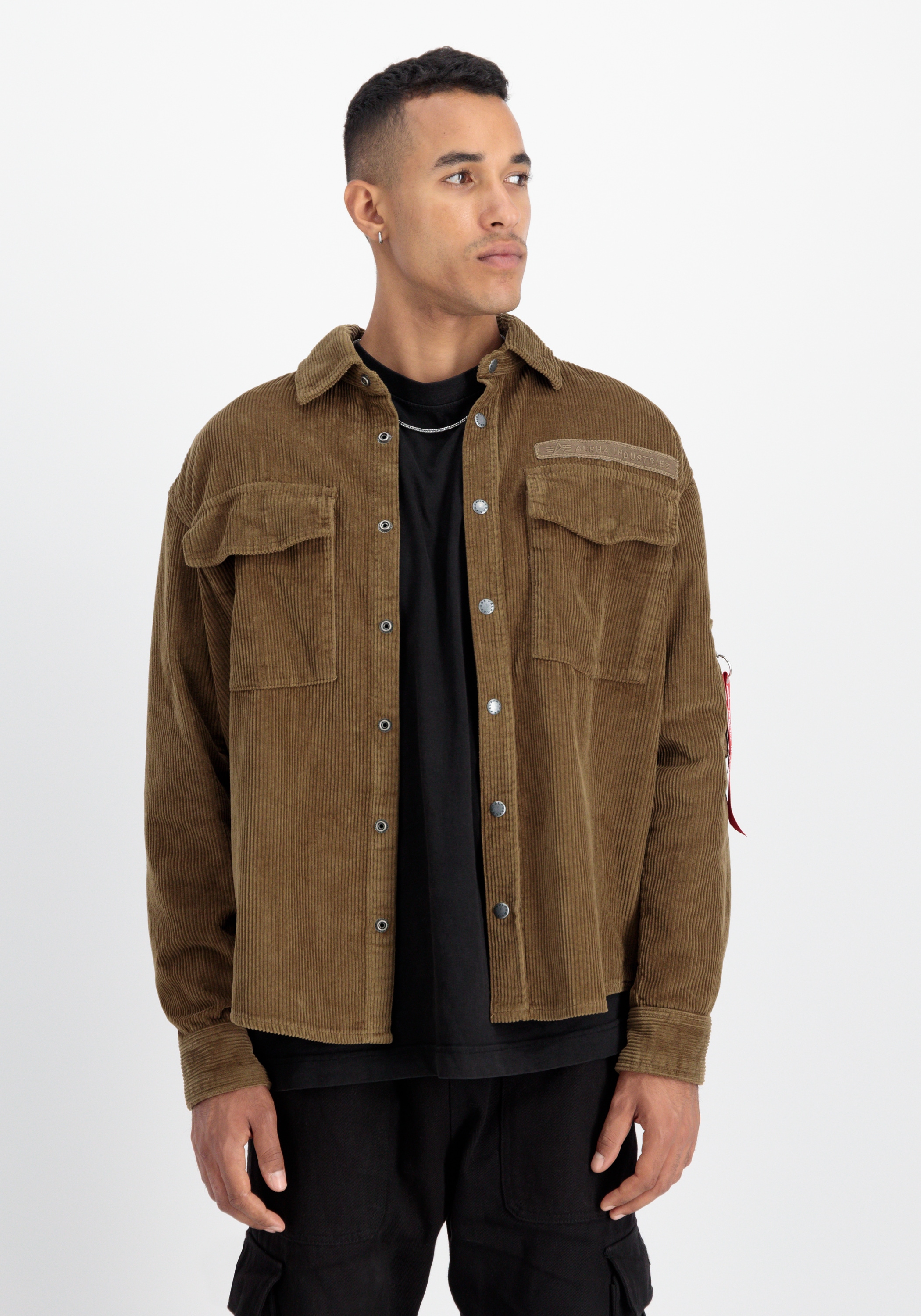 Alpha Industries Hemdjacke »Alpha Industries Men - Overshirts Cord Overshirt«