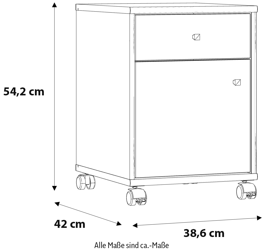 FORTE Rollcontainer »Tempra«