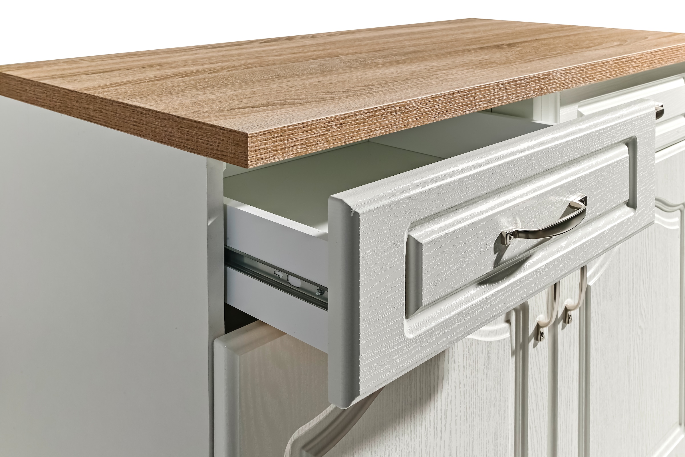 wiho Küchen Armoire basse »Linz« 100 cm de large, style maison de campagne