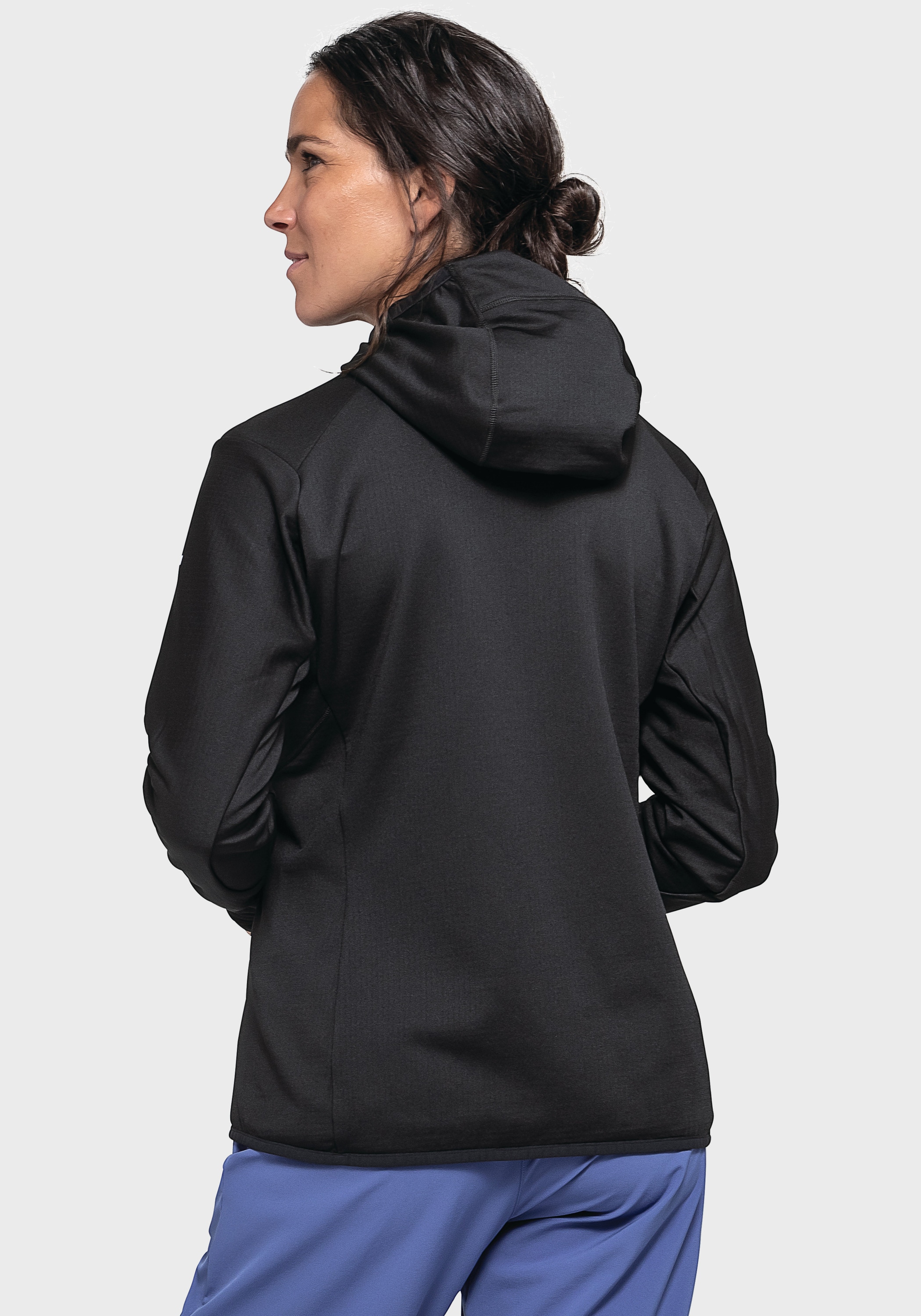 Schöffel Fleecejacke »Mountain Fleece Hoody Style Blaueis WMS« mit Kapuze