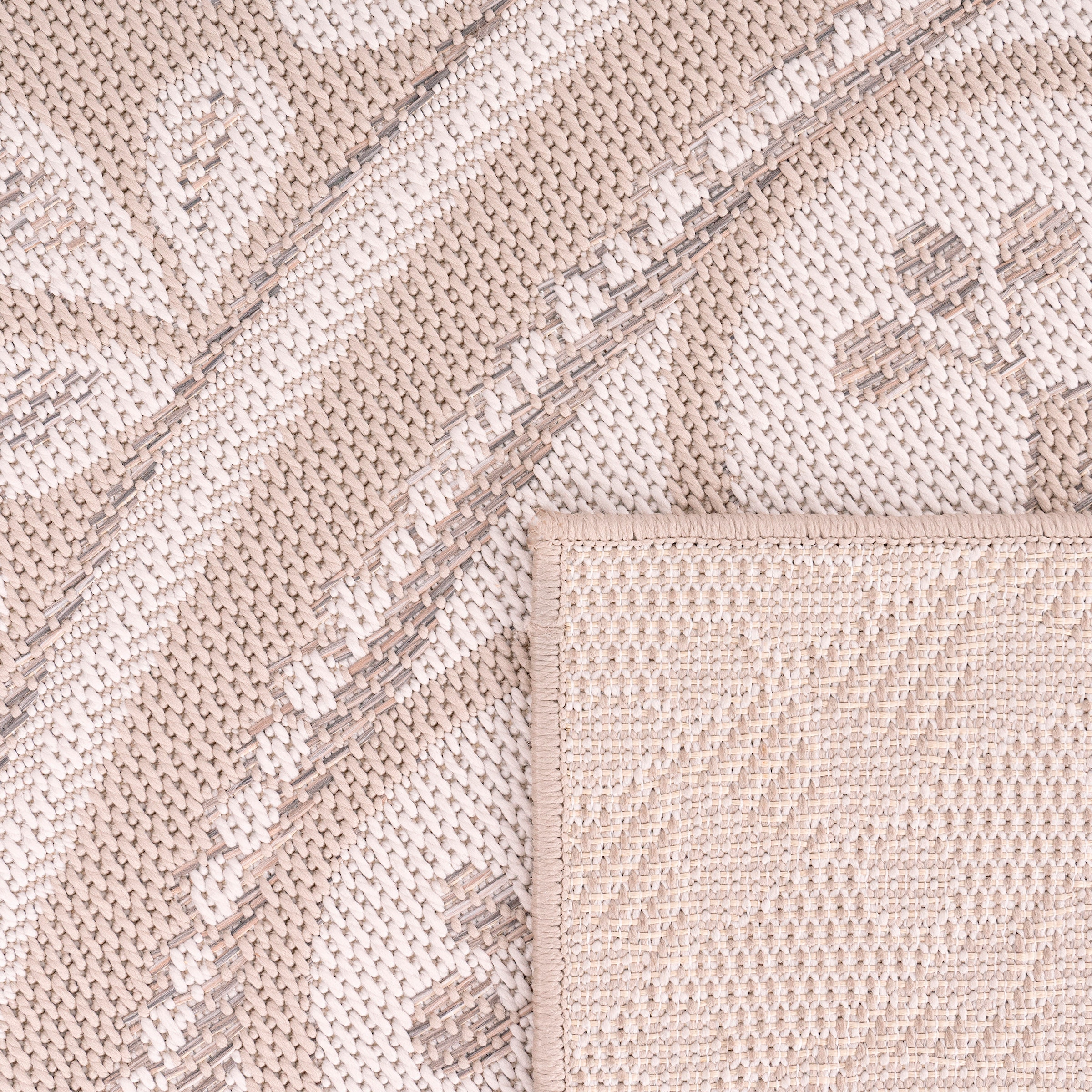 Paco Home Teppich »Brescia 471«, rechteckig, 4 mm Höhe, Flachgewebe, modernes orientalisches Design, In- und Outdoor geeignet