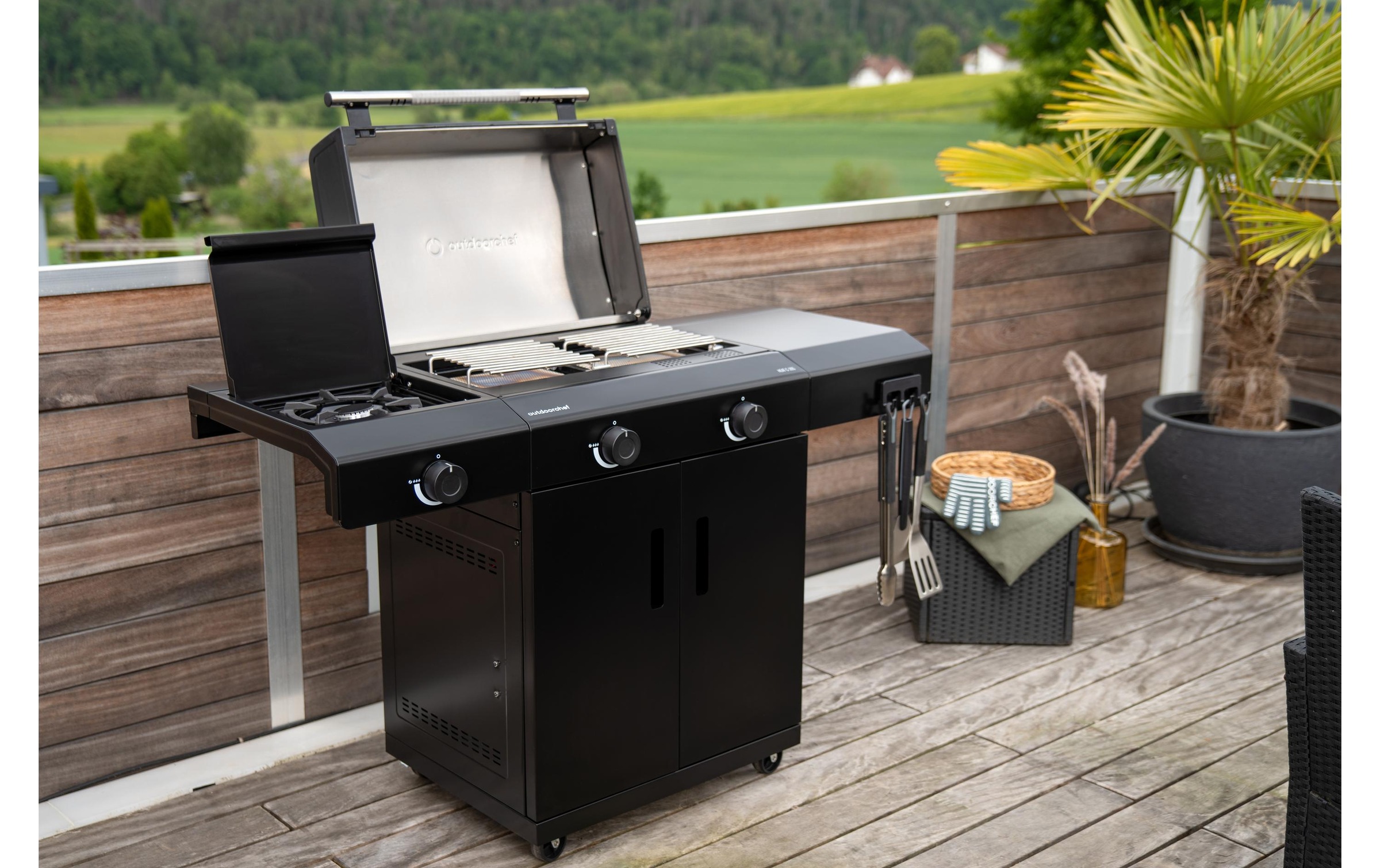 OUTDOORCHEF Gasgrill »Heat C-265« Leistungsstarke Grillstation-Planchagrill