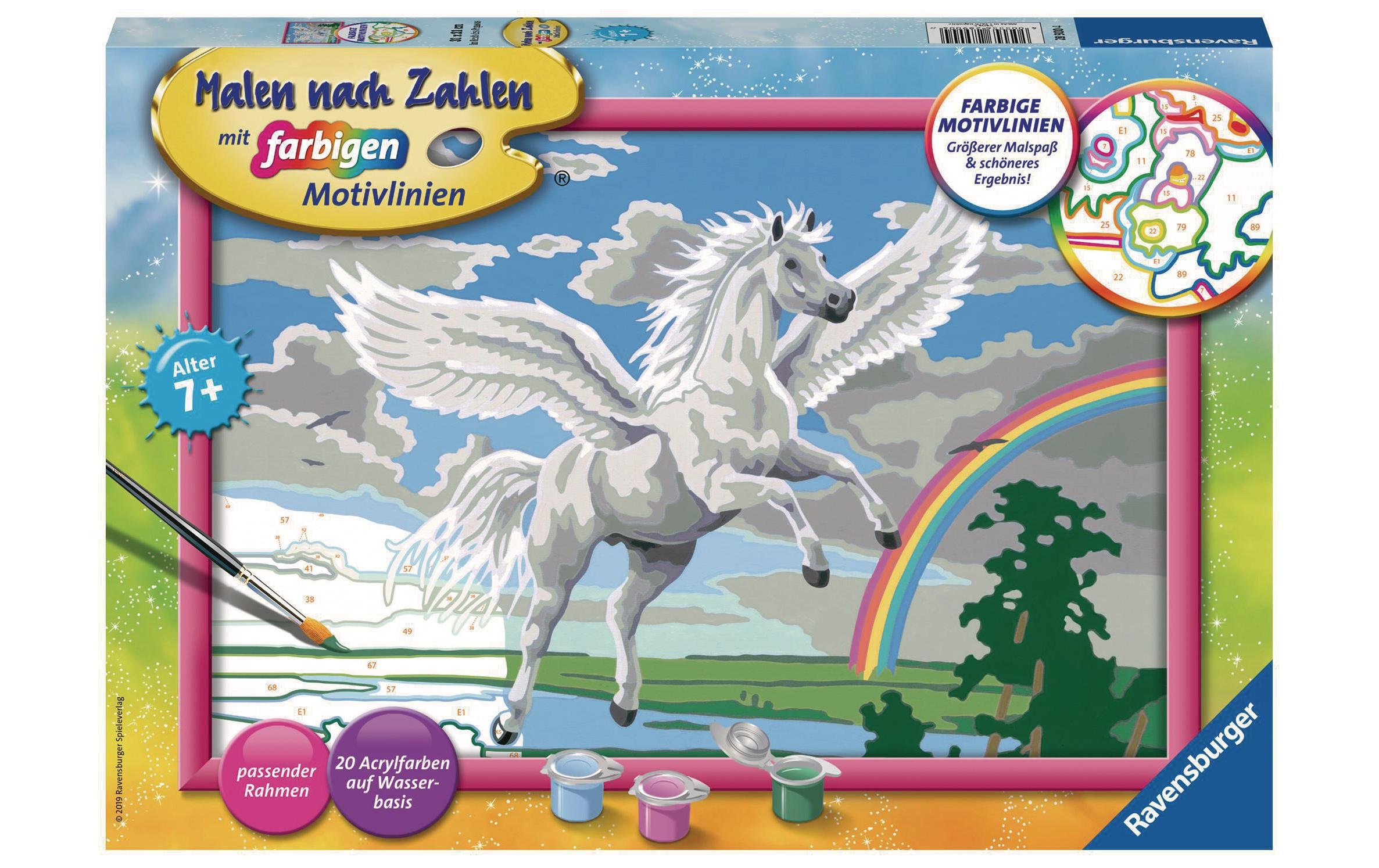 Image of Ravensburger Malen nach Zahlen »Malen nach Zahlen Im Reich des Pegasus« bei Ackermann Versand Schweiz