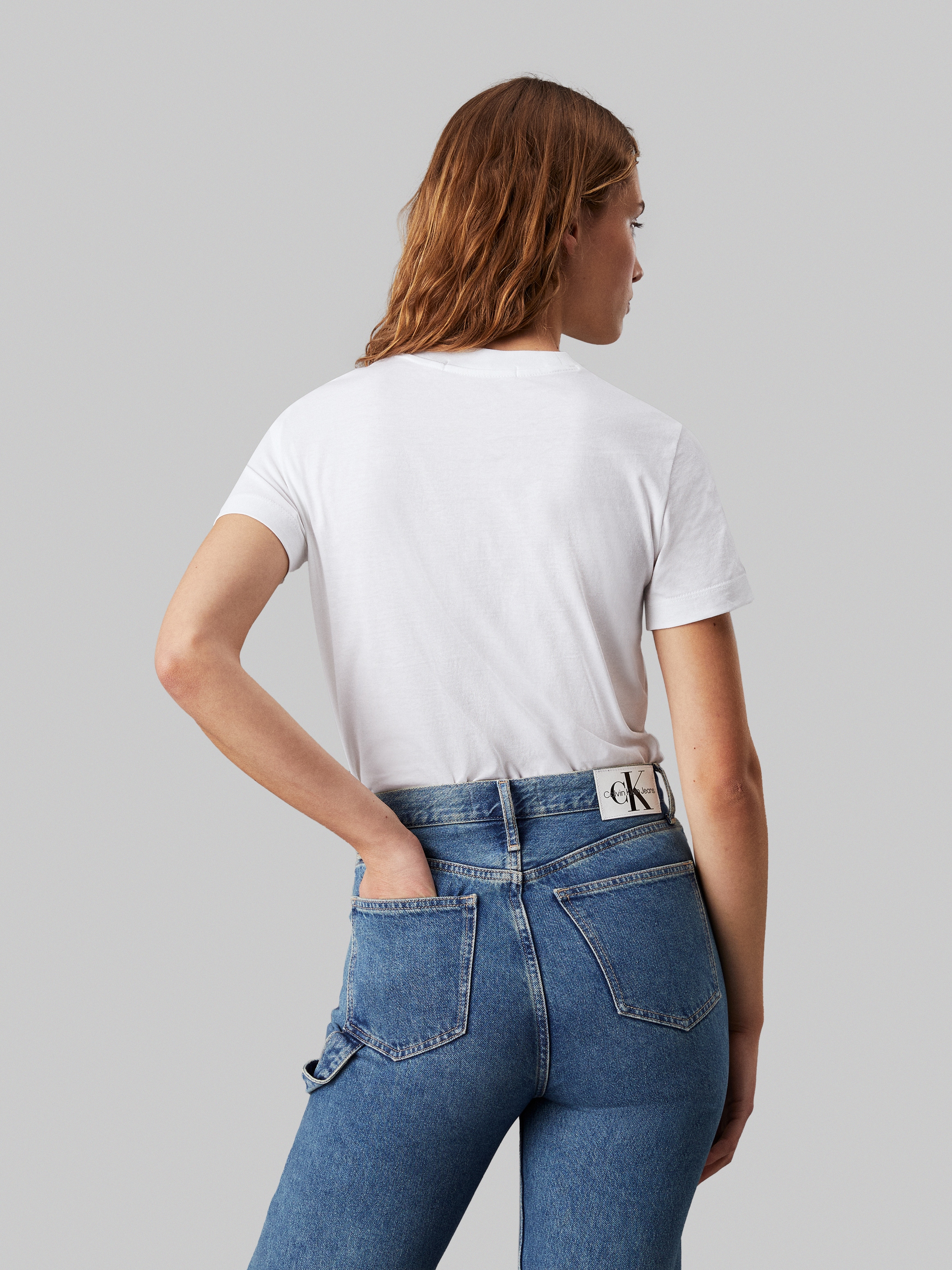 Calvin Klein Jeans T-Shirt »OUTLINED CK REGULAR TEE«, mit Markenlabel