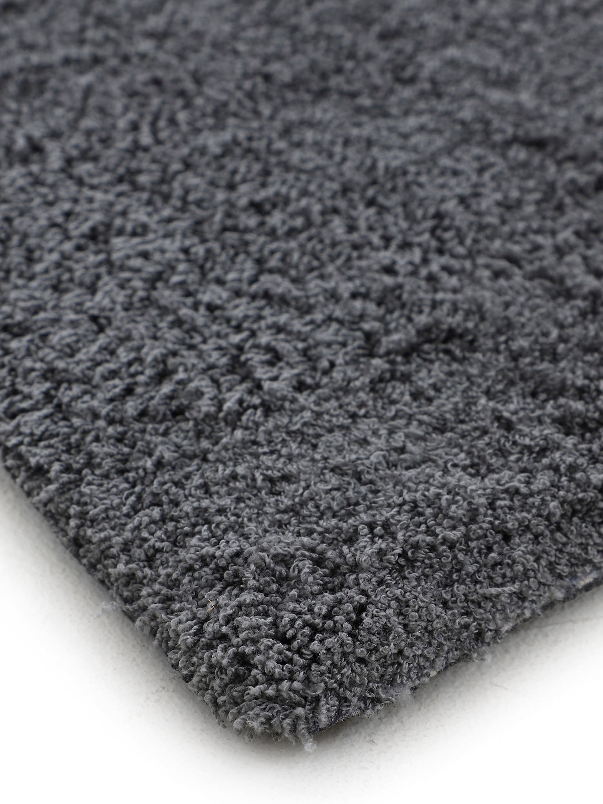 carpetfine Teppich »Silky«, rund, 20 mm Höhe, Shaggy, Langflor, uni, besonders weich, handarbeit