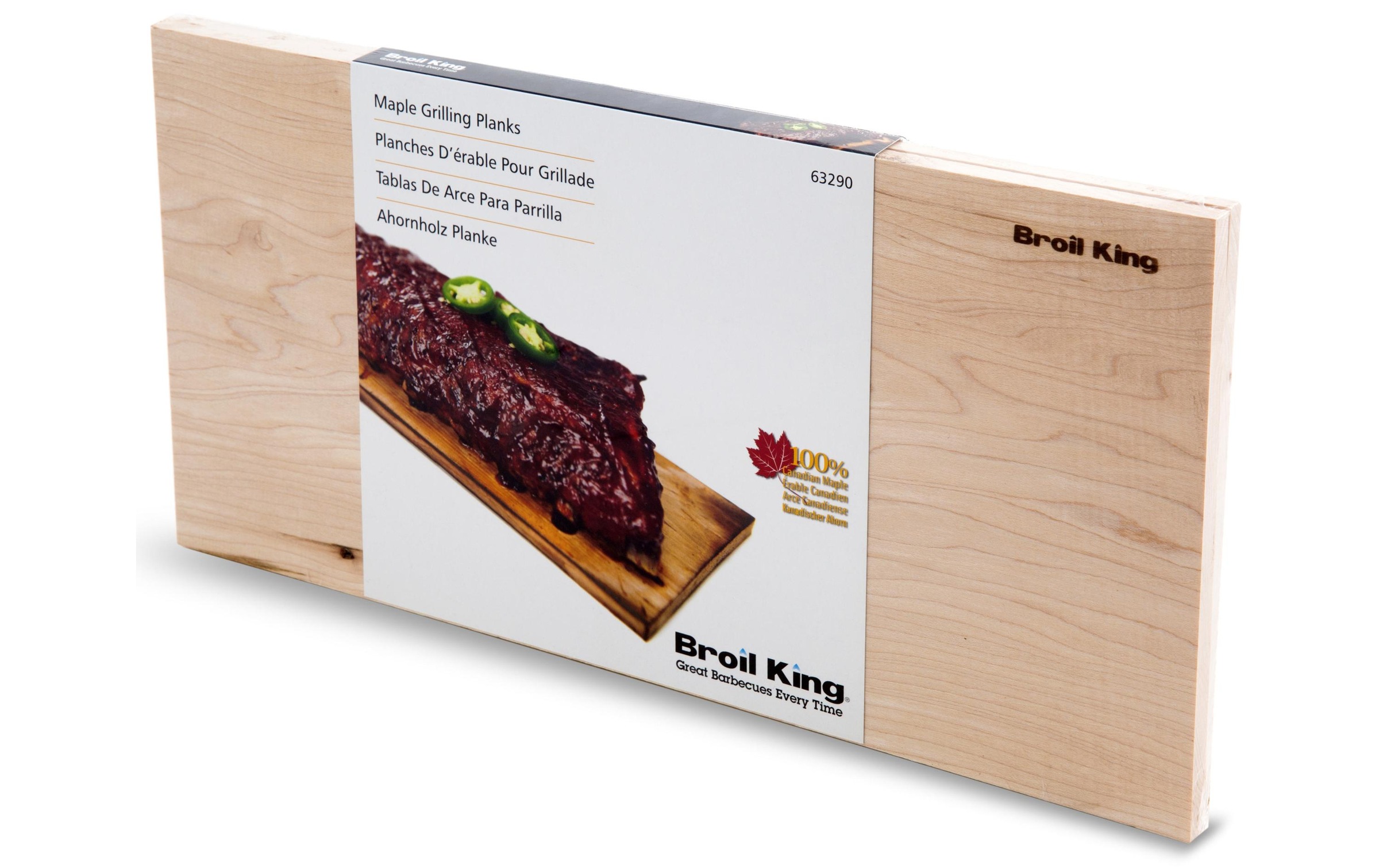 Broil King Räucherbrett »Räucherholzplanke Ahorn 2er-Set«