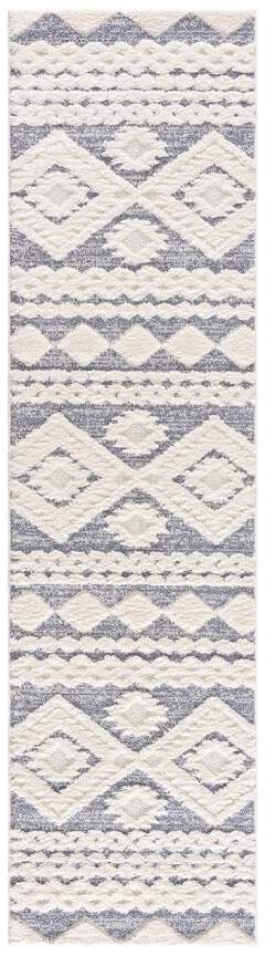 Carpet City Hochflor-Teppich »Focus 3005« rechteckig 20 mm Höhe Läufer, Boho, Hochtief-Muster/ 3D-Effekt, für Wohnzimmer, Schlafzimmer