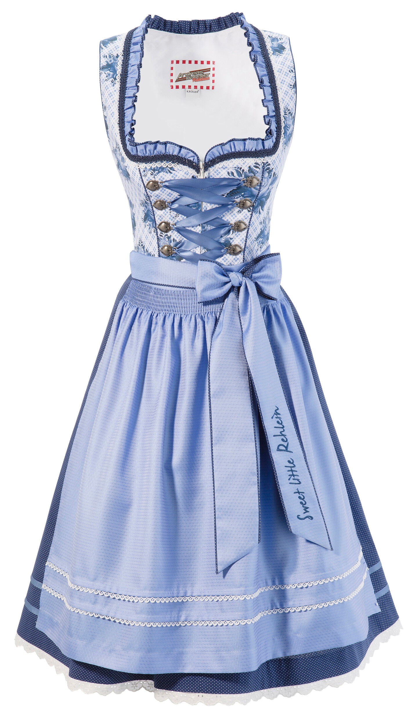 Image of Andreas Gabalier Kollektion Dirndl, (2 tlg.), Damen, midi mit besticktem Schürzenband bei Ackermann Versand Schweiz