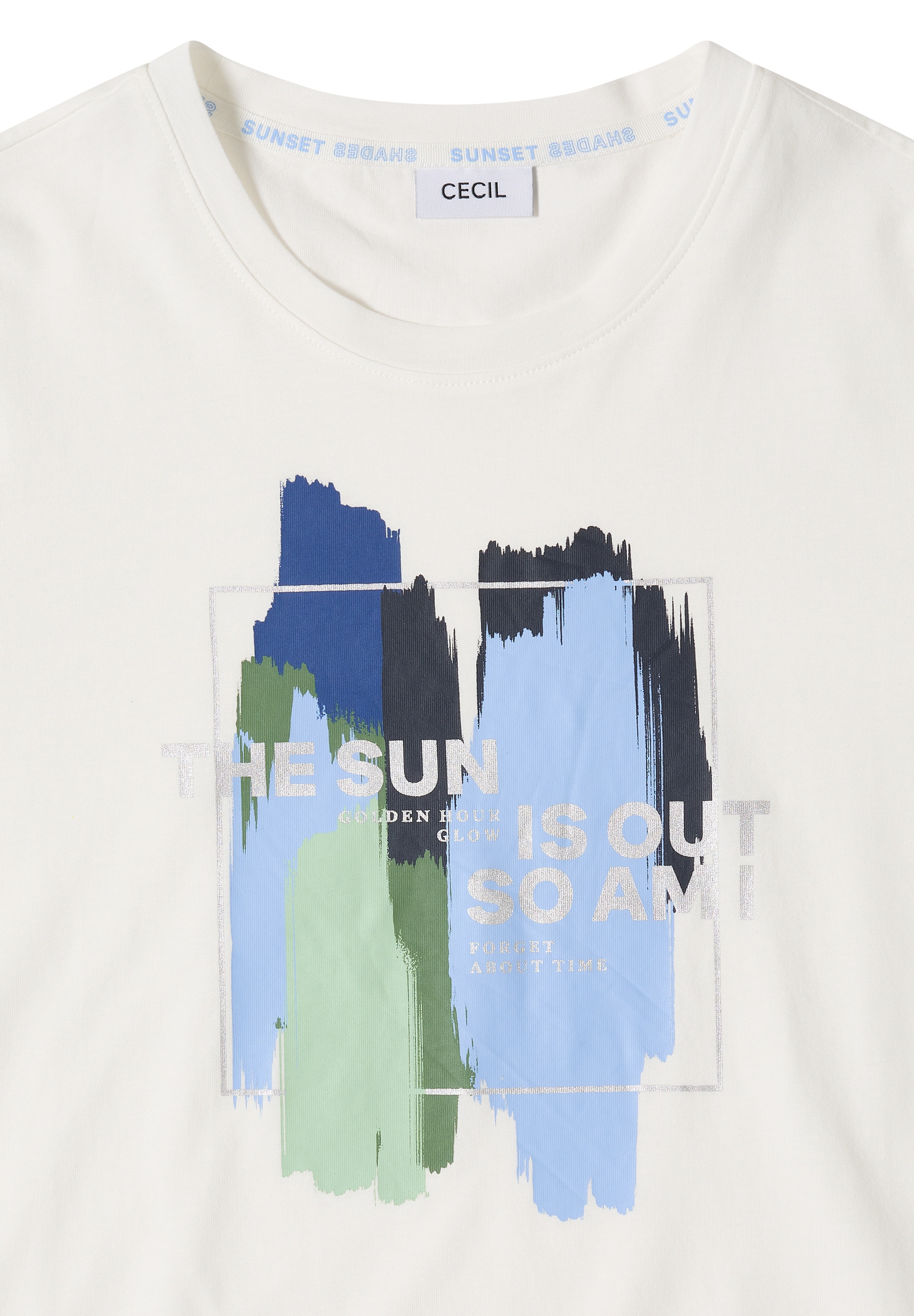 Cecil T-shirt à manches courtes T-shirt d'été avec imprimé