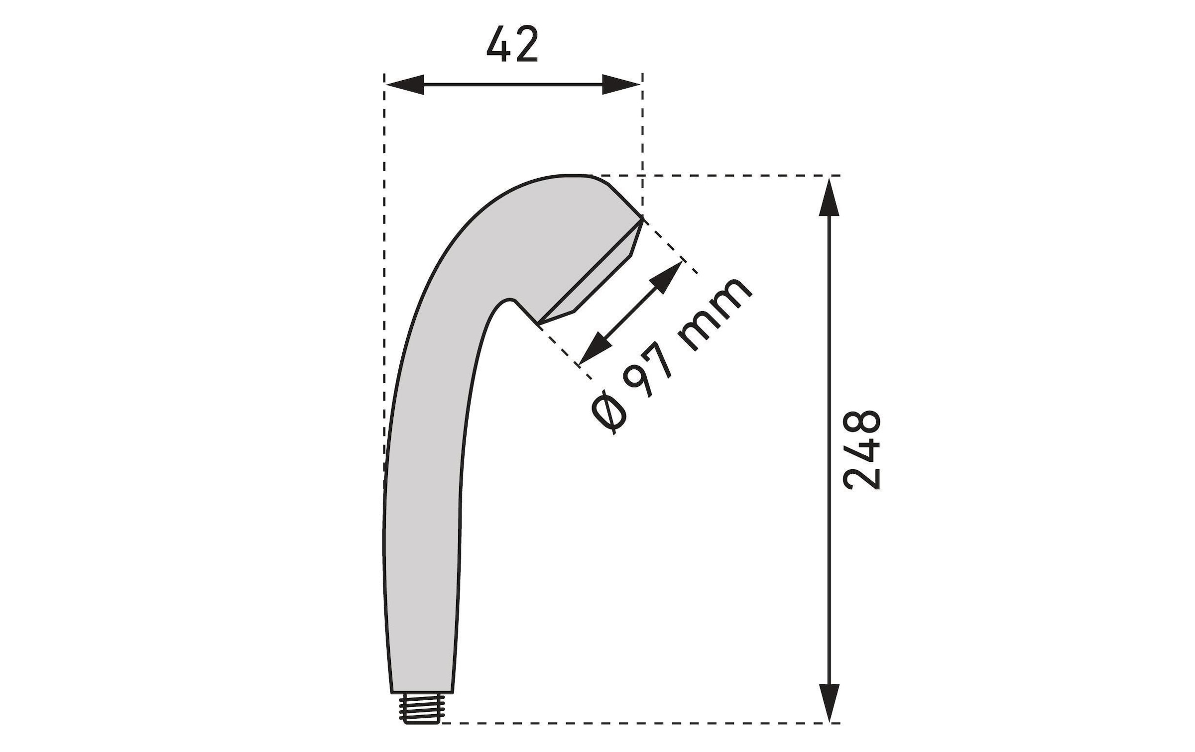 diaqua® Handbrause »3 Strahlarten«