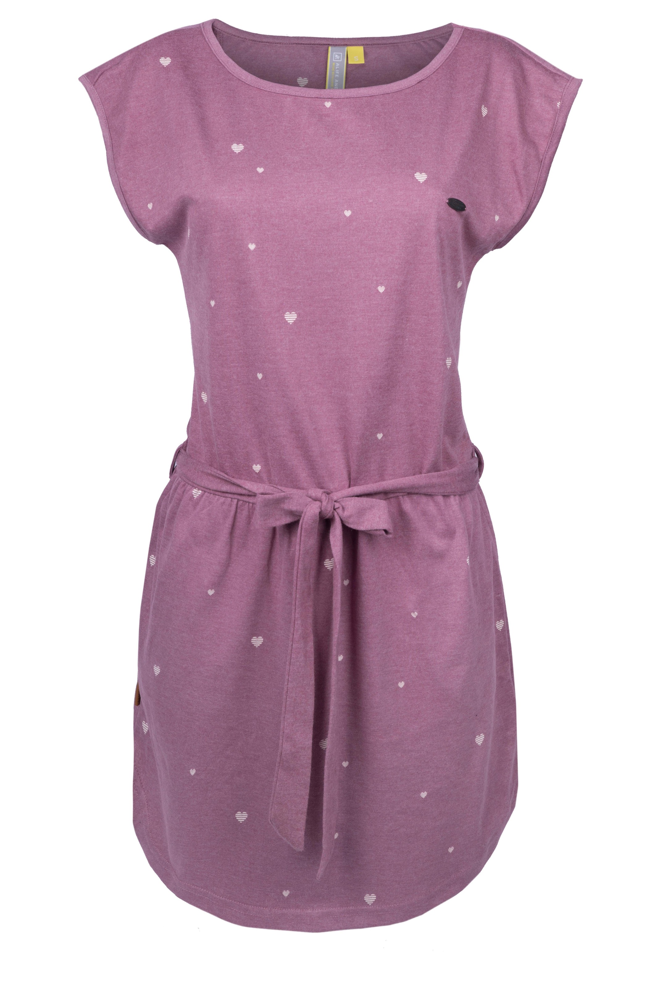 Image of Alife & Kickin Druckkleid »TheaAK«, (2 tlg.), süsses Shirtkleid mit Bindegürtel & Alloverprint bei Ackermann Versand Schweiz