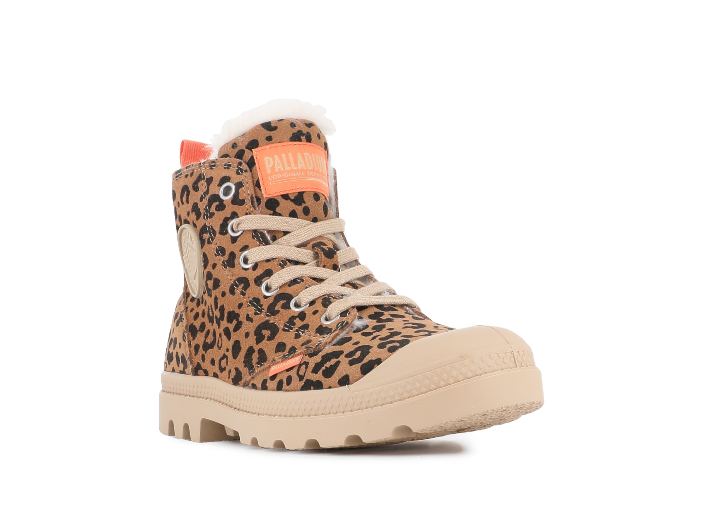 Image of Palladium Winterboots "PAMPA HI ZIP WL LEO" Winterschuhe, Schnürboots, Winterstiefel, wasserabweisend & gefüttert