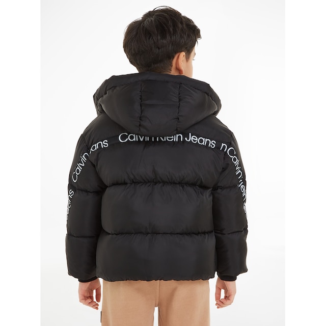 Trendige Calvin Klein Jeans Winterjacke »CKJ LOGO TAPE PUFFER« ohne  Mindestbestellwert kaufen