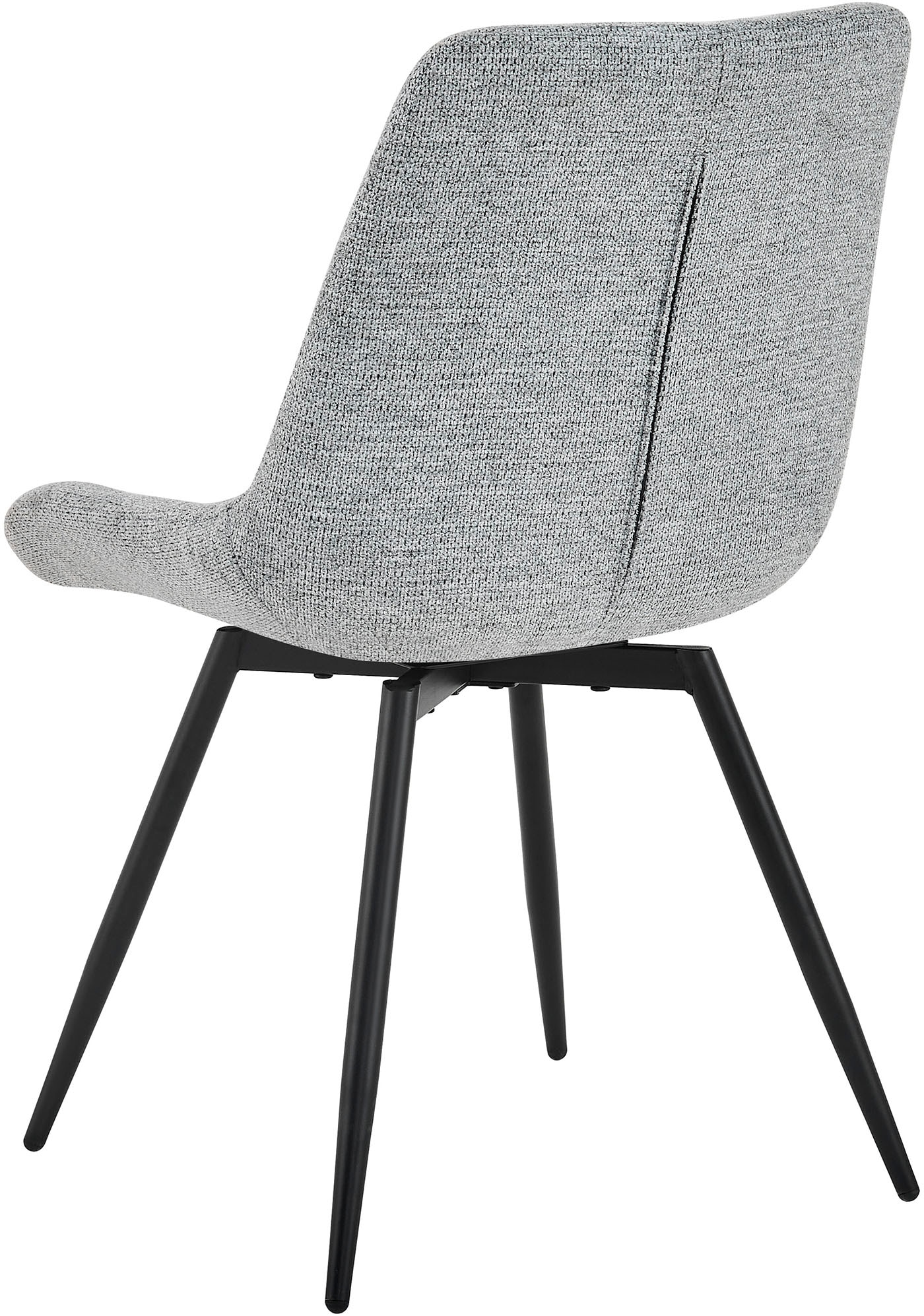 byLIVING Chaise de salle à manger »Aragon« (Ensemble) 2 cuis360 Grad drehbarer Stuhl, hochwertiger Webstoffbezug mit Steppung