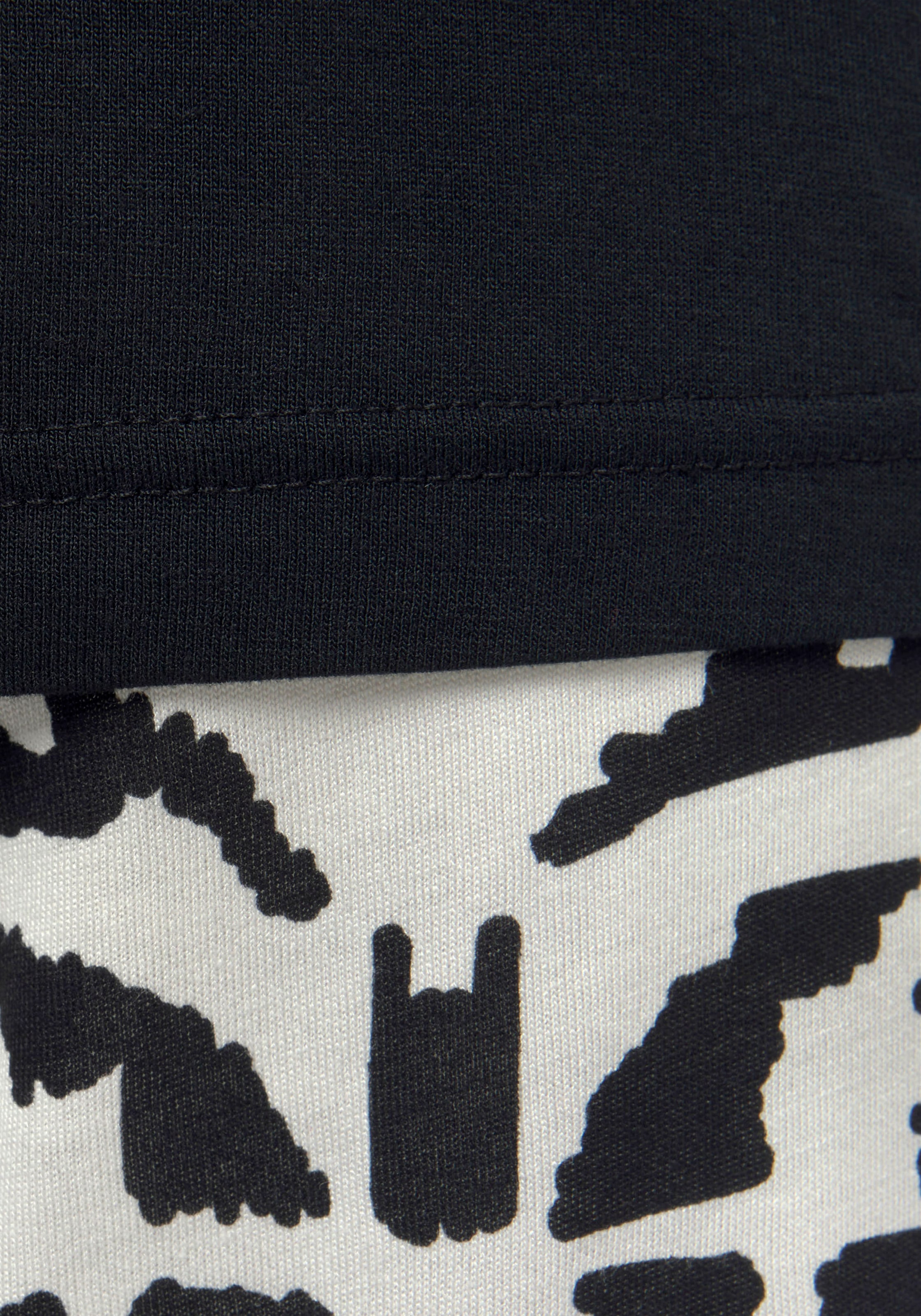 s.Oliver Pyjama, (2 tlg.), mit floralem Ethno-Muster