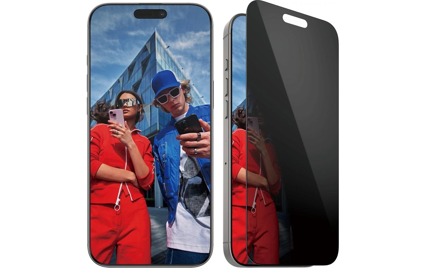 Image of PanzerGlass Displayschutzglas "Ultra Wide Fit Privacy iPhone 16 Pro Max" für iPhone 16 Pro Max 1 Stk. tlg.