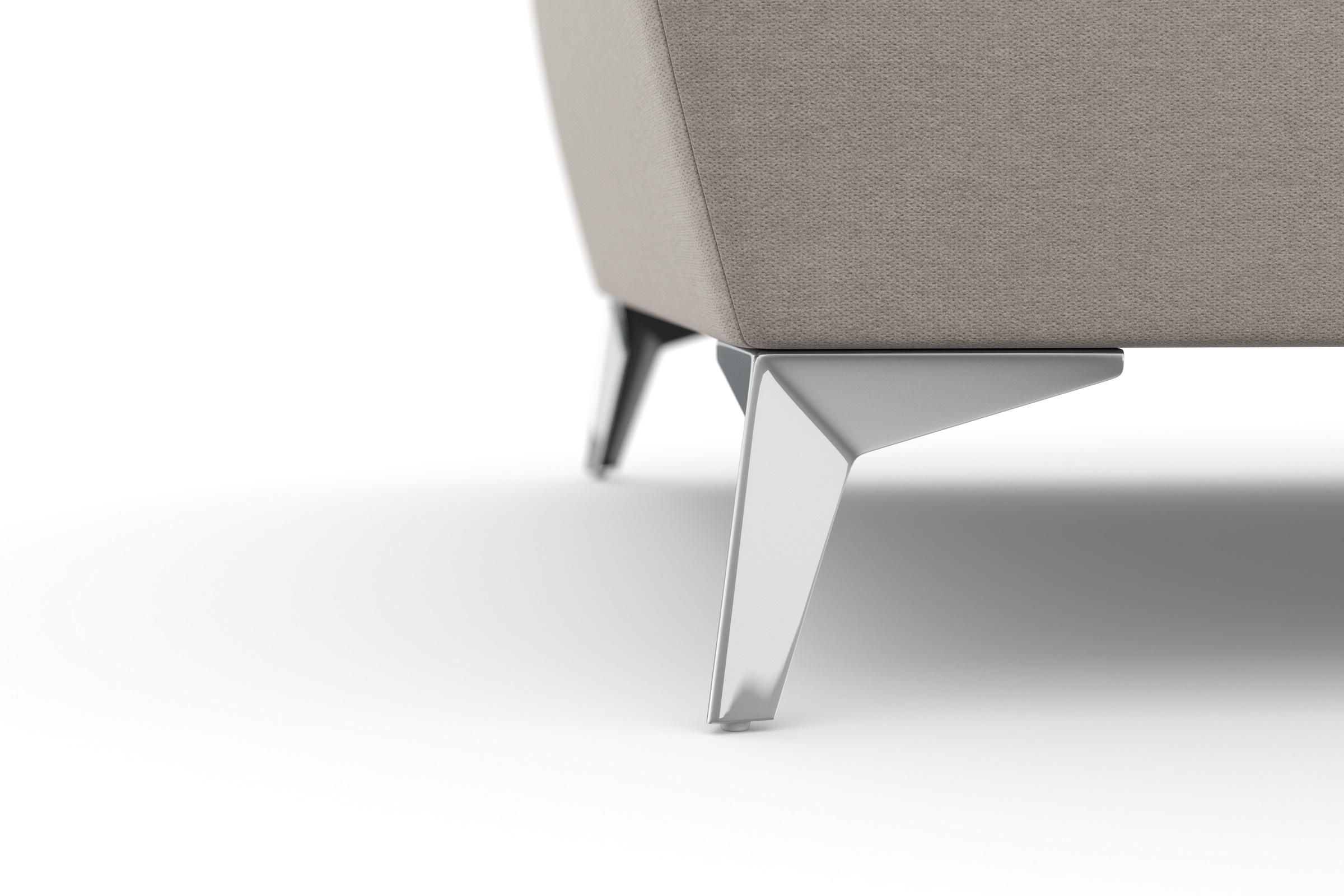 sit&more 2,5-Sitzer »Latigo«, mit hochwertigen Metallfüssen