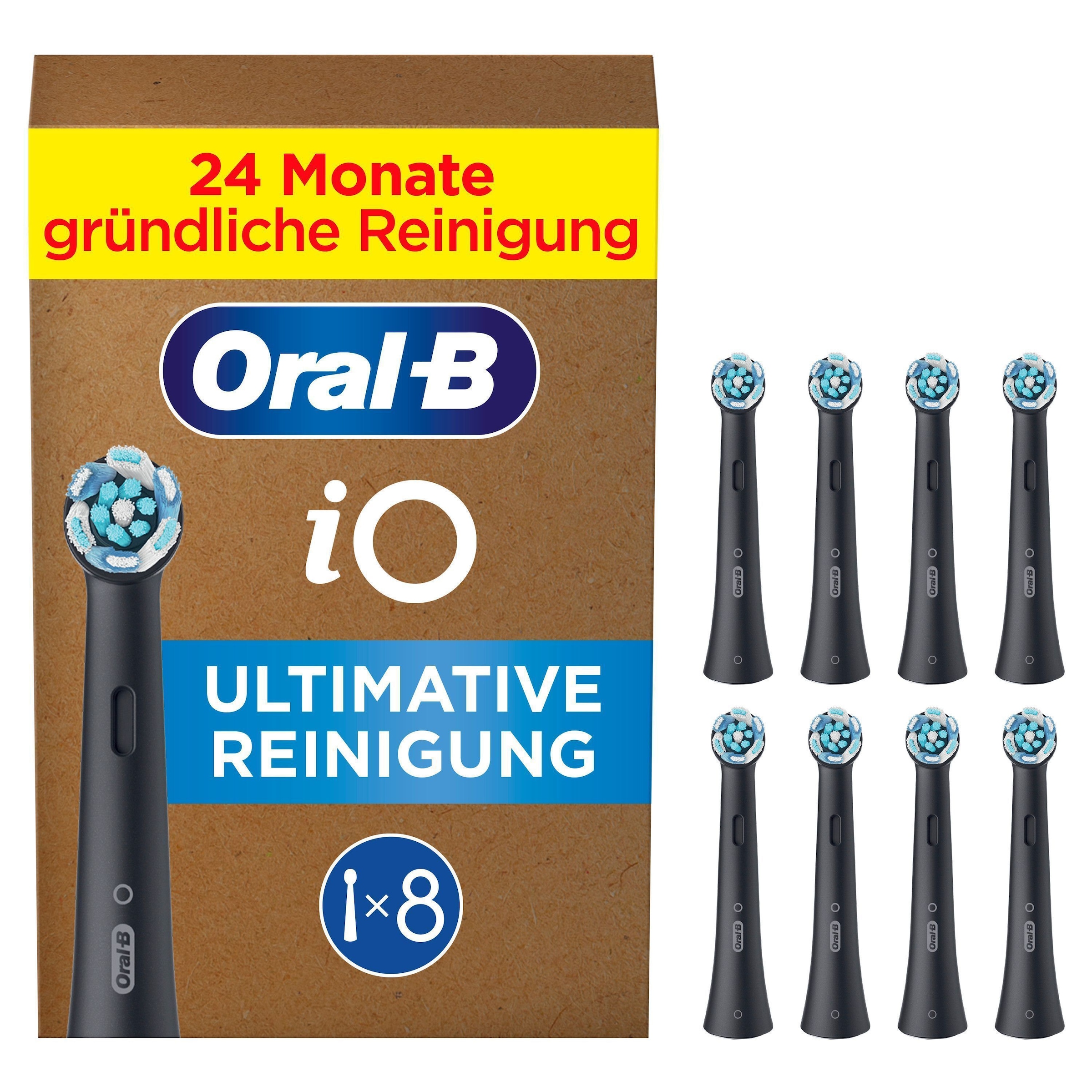 Oral-B Aufsteckbürsten »iO Ultimative Reinigung« Original Aufsteckbürsten für elektrische Oral-B iO Zahnbürsten