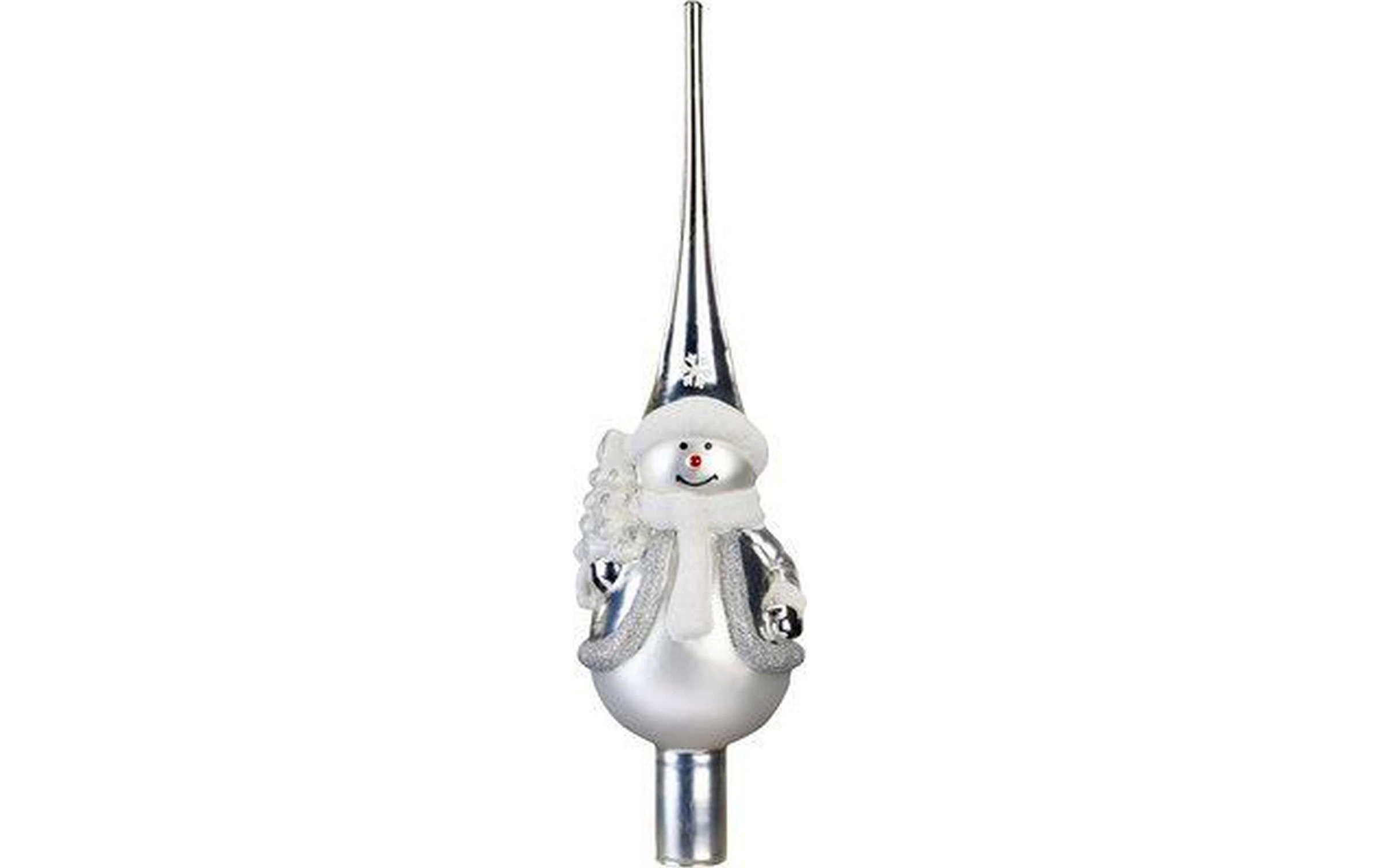 Weihnachtsbaumkugel »INGES CHRISTMAS DECOR Schneemann Frosty Silver 28 cm,...