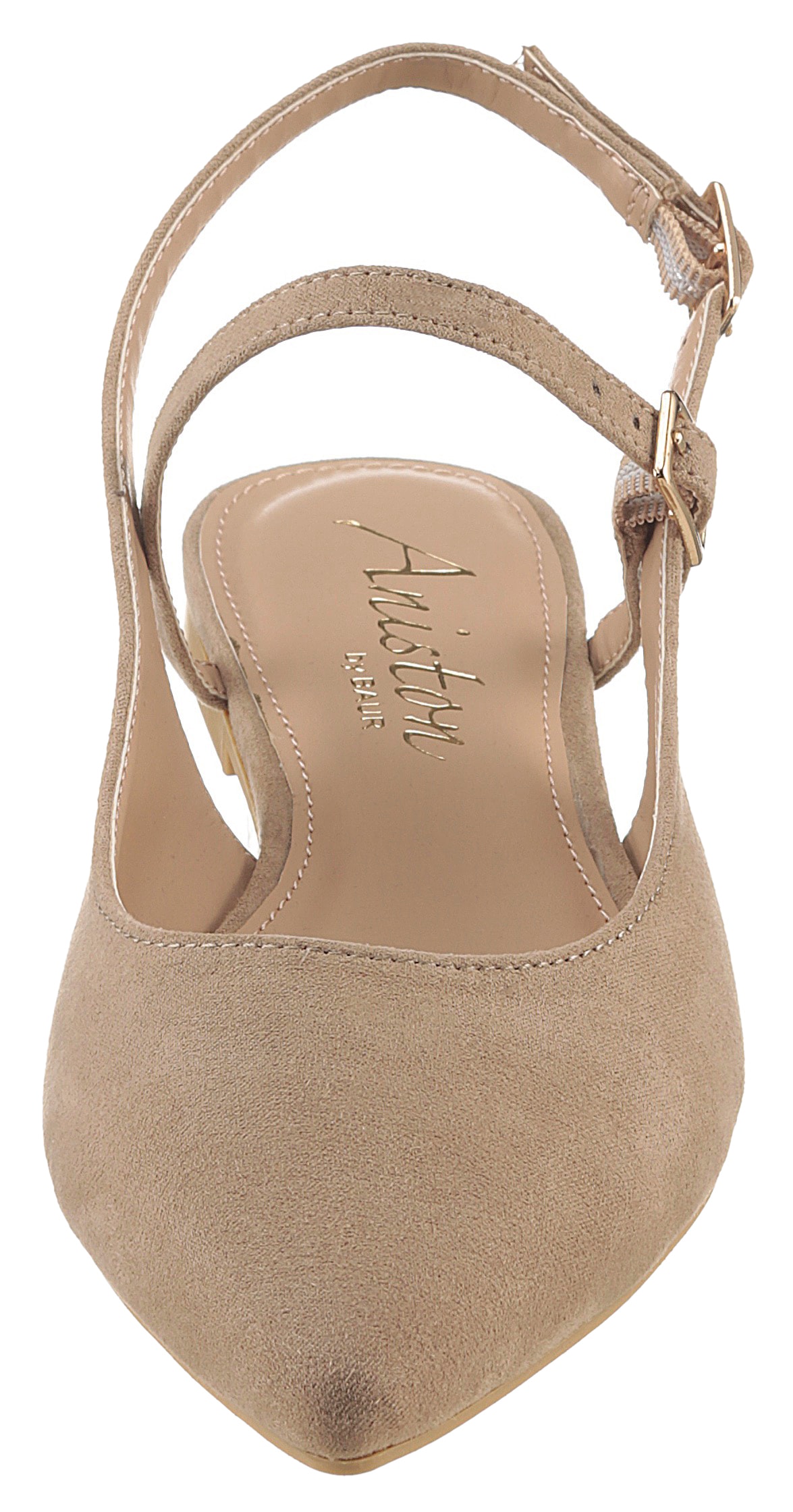 Aniston SHOES Slingpumps, Flat, Sommerschuh, Riemchensandale - neue KOLLEKTION, schmale Form
