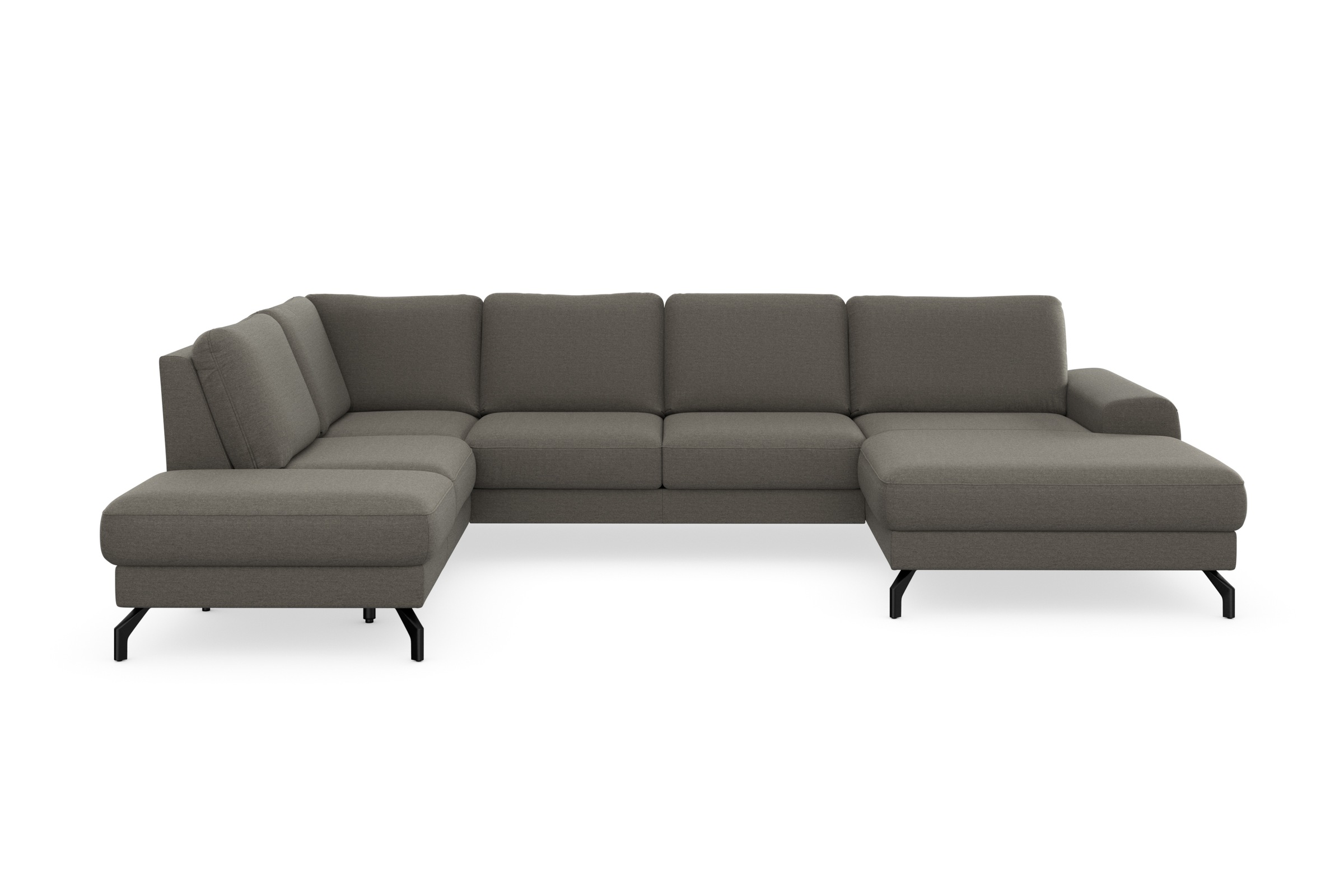 sit&more Wohnlandschaft »Cinturo U-Form«, inklusive Sitztiefenverstellung und Federkern, Sitzhöhe 45 cm
