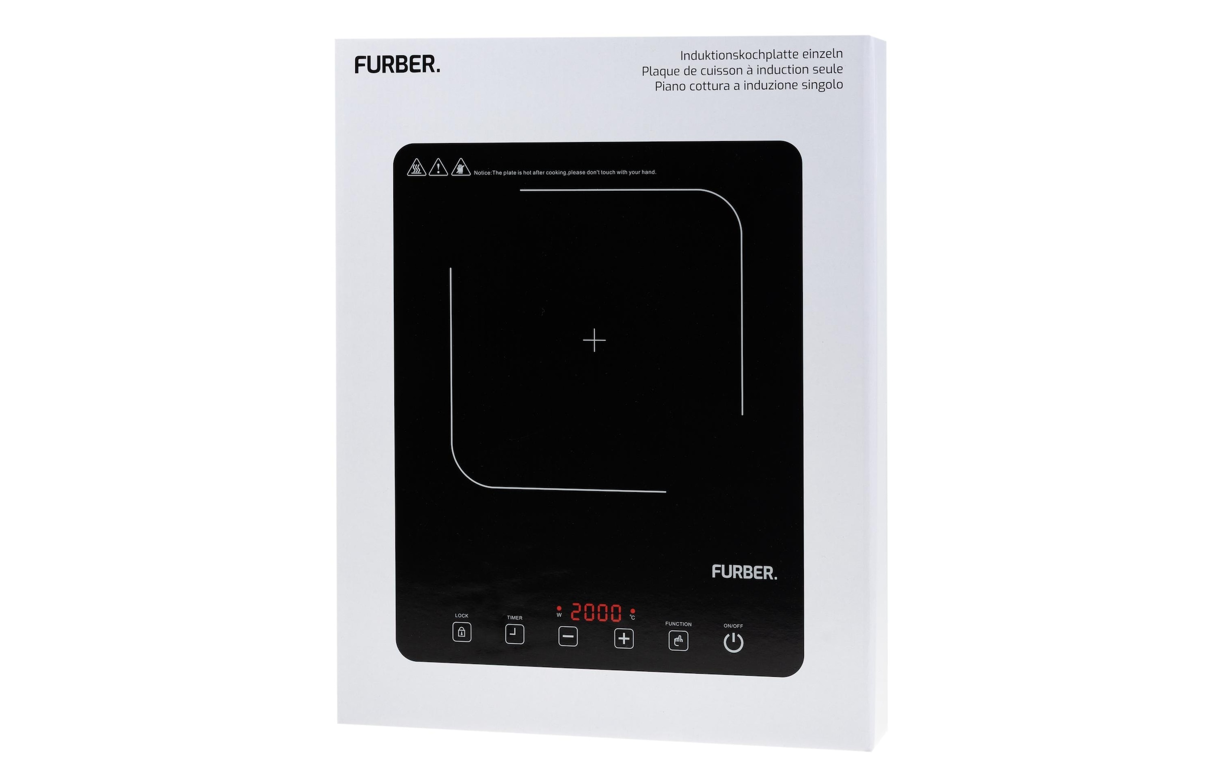FURBER Plaque de cuisson à induction simple »Calore 2000 W«