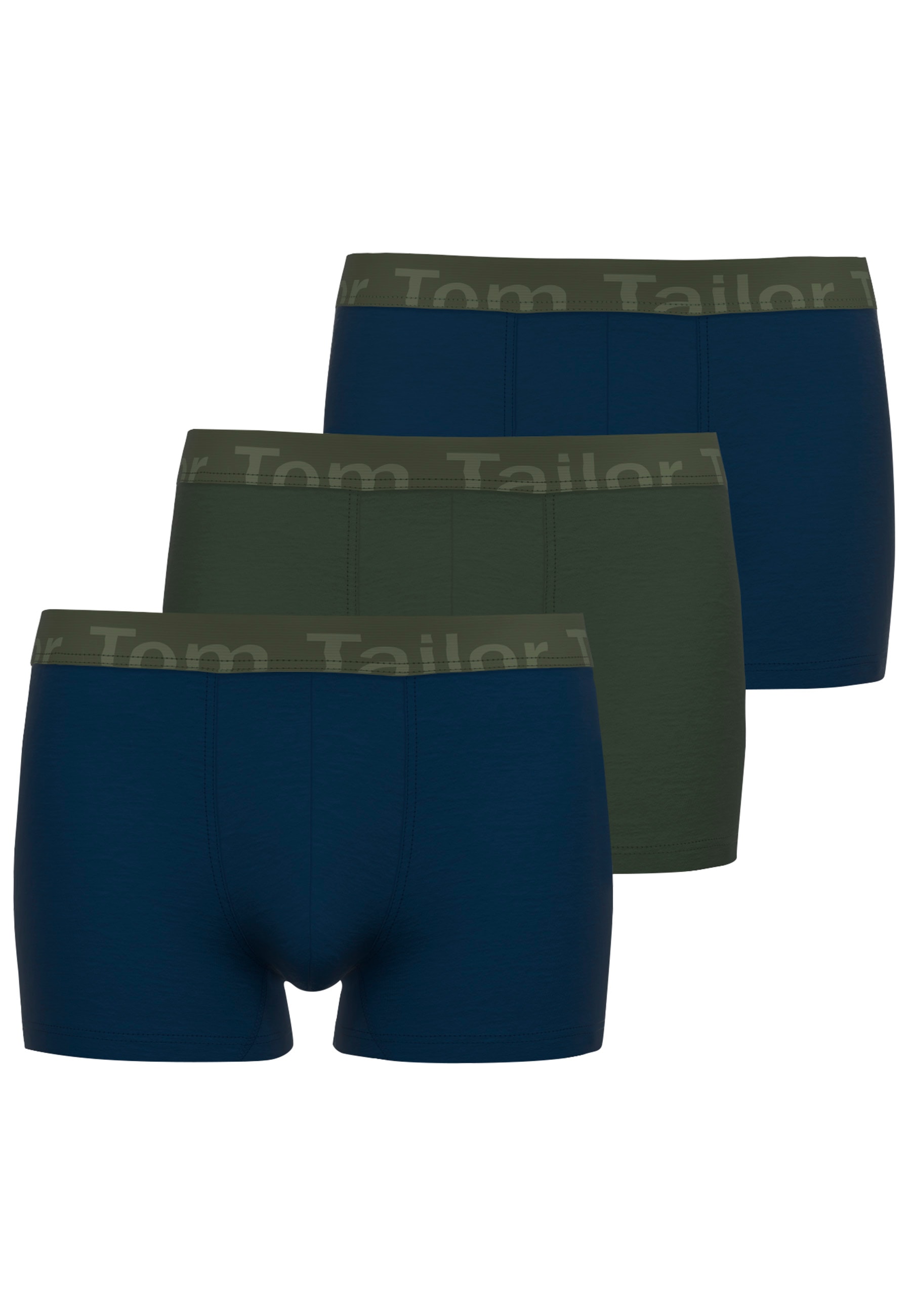 TOM TAILOR Boxershorts »Buffer« Logobund, basic, eng, bequem, weich, Baumwollmix