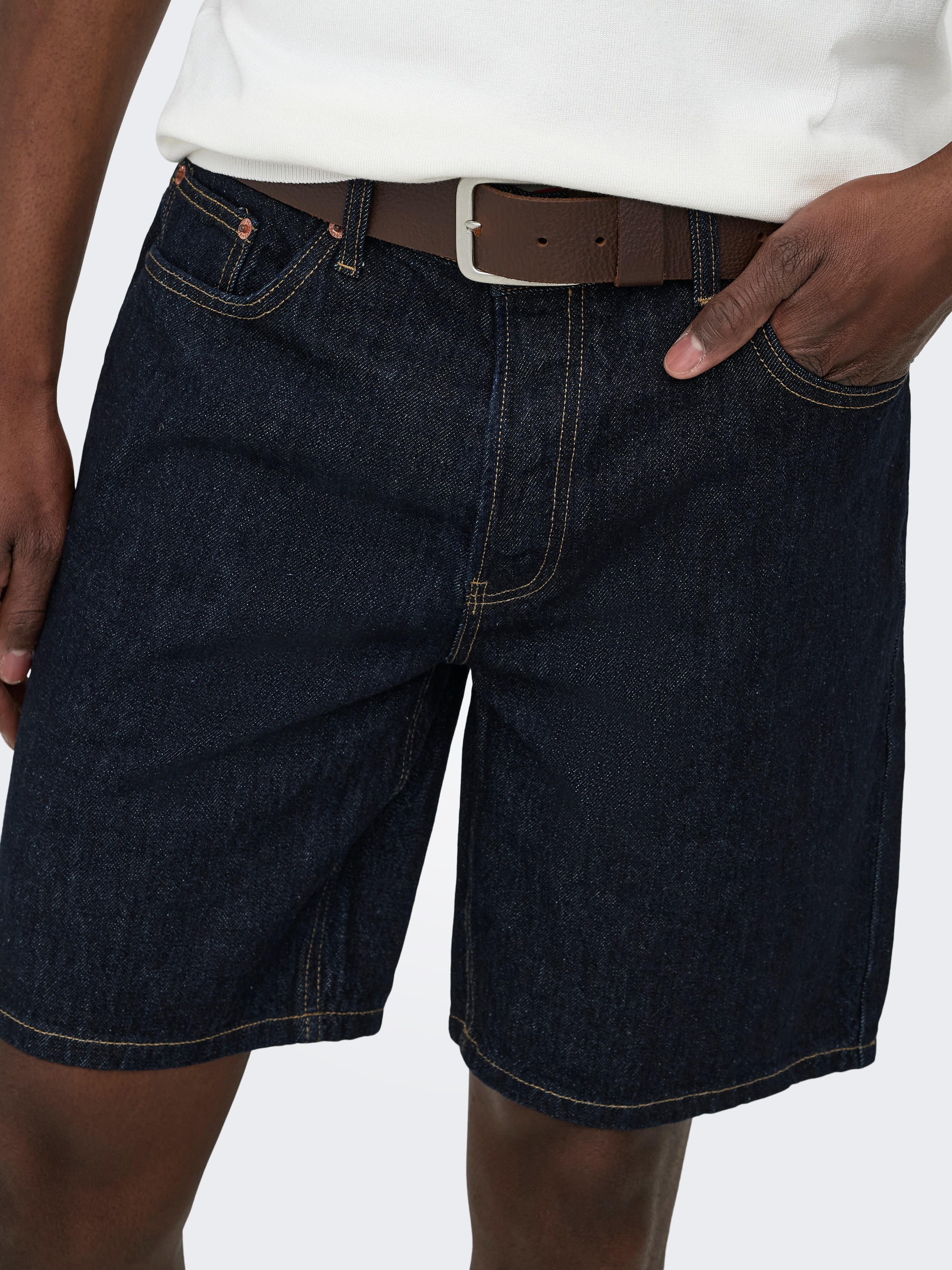 ONLY & SONS Shorts »ONSEDGE RINSE 6496 AZG DNM SHORTS NOOS«