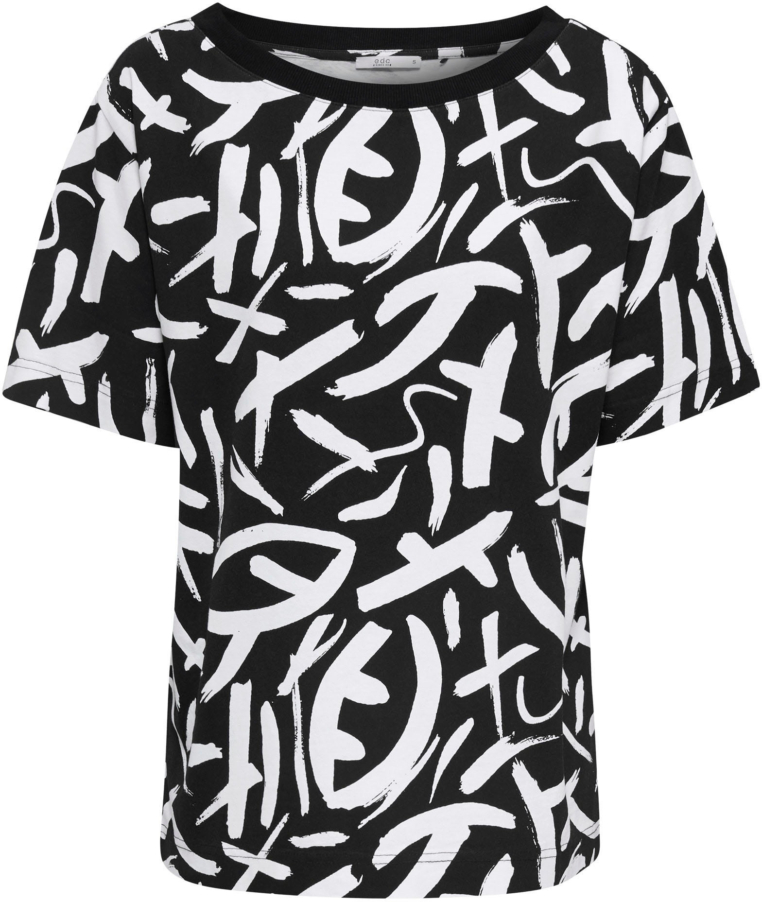 Image of edc by Esprit T-Shirt, mit Allover-Print bei Ackermann Versand Schweiz