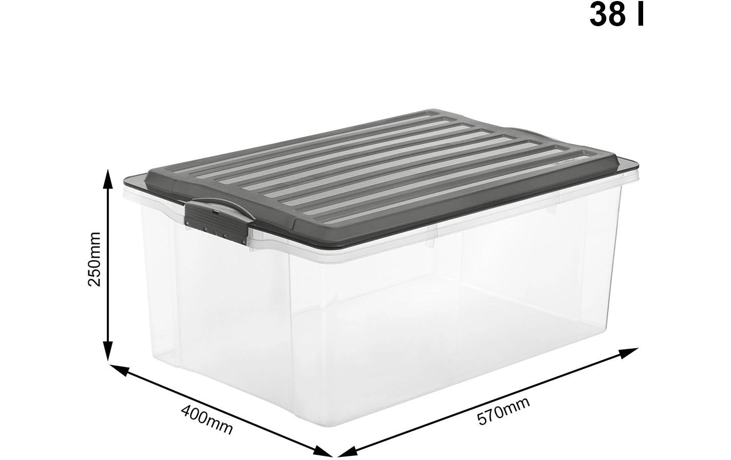 ROTHO Aufbewahrungsbox »COMPACT, 3 tlg.«, (3 St.)