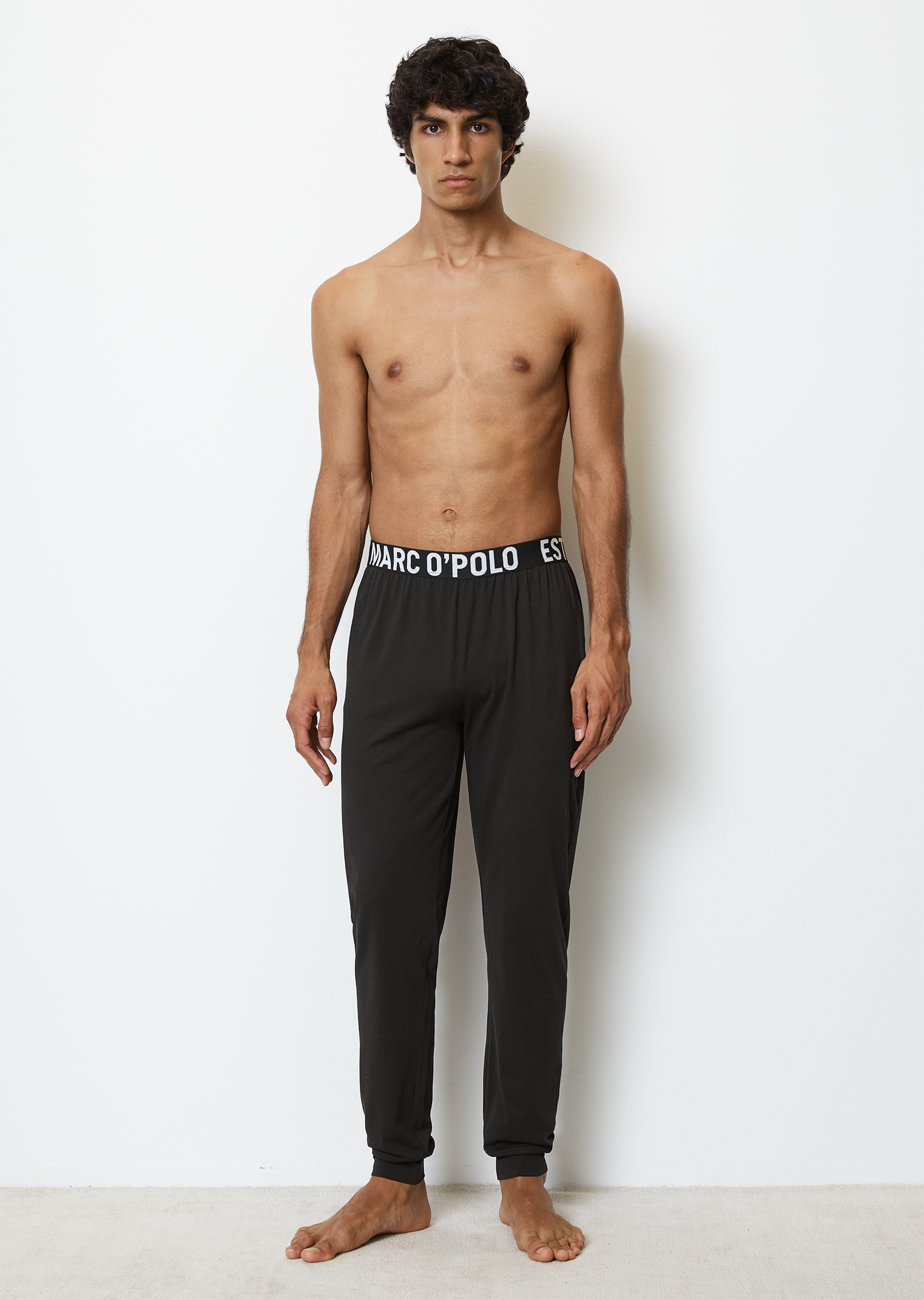 Image of Marc OPolo Loungehose "Mix N Match Cotton" Logo-Bund elastisch, Baumwolle, bequem