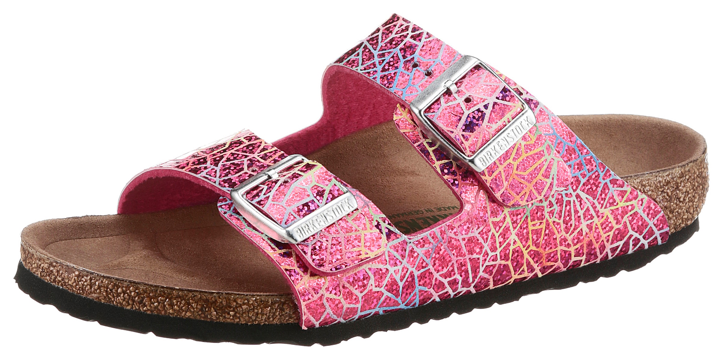 Birkenstock Pantolette »Arizona Kids Flashy Hologram«, in cooler Optik kaufen