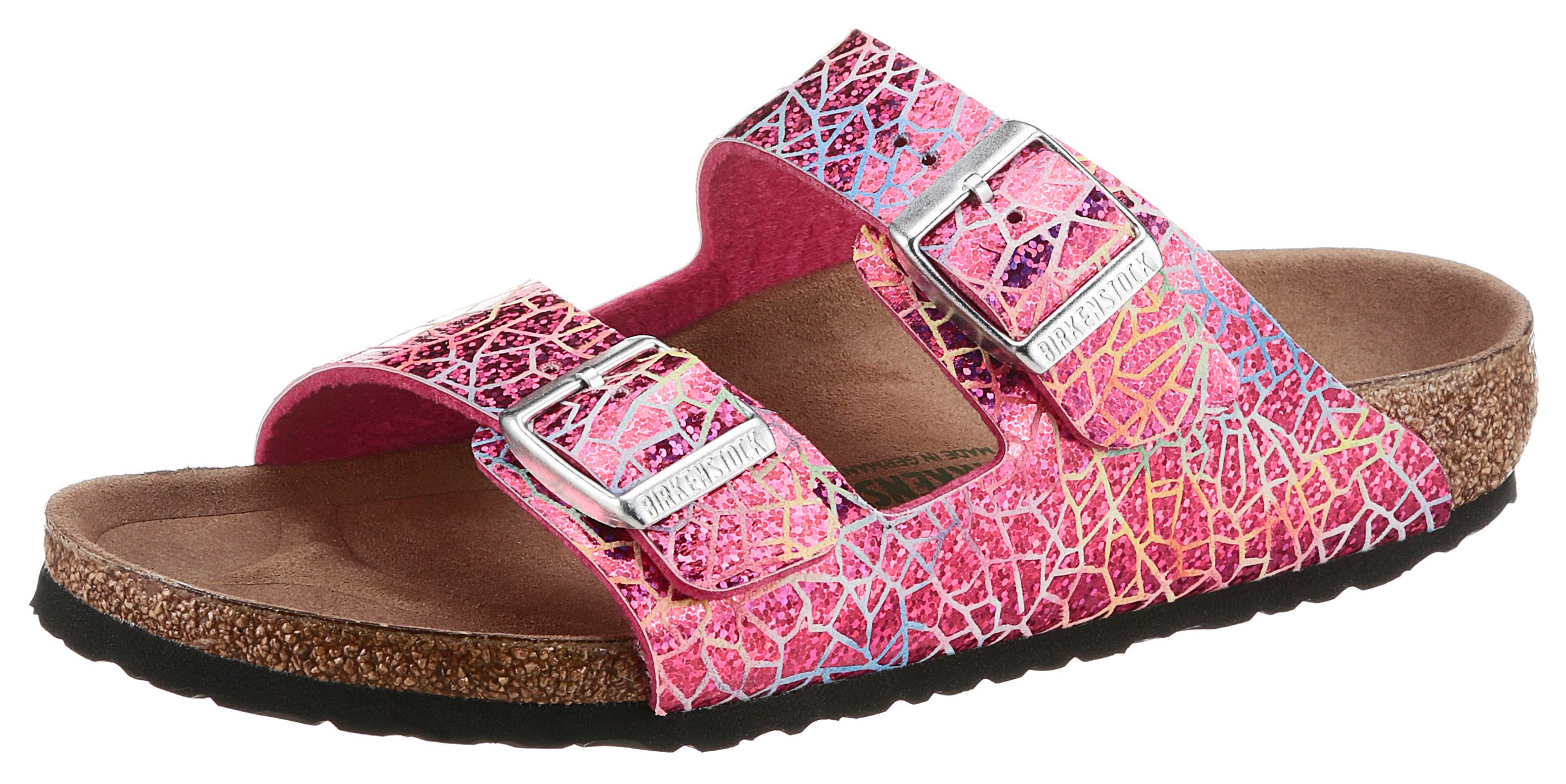 Image of Birkenstock Pantolette »Arizona Kids Flashy Hologram«, in cooler Optik bei Ackermann Versand Schweiz
