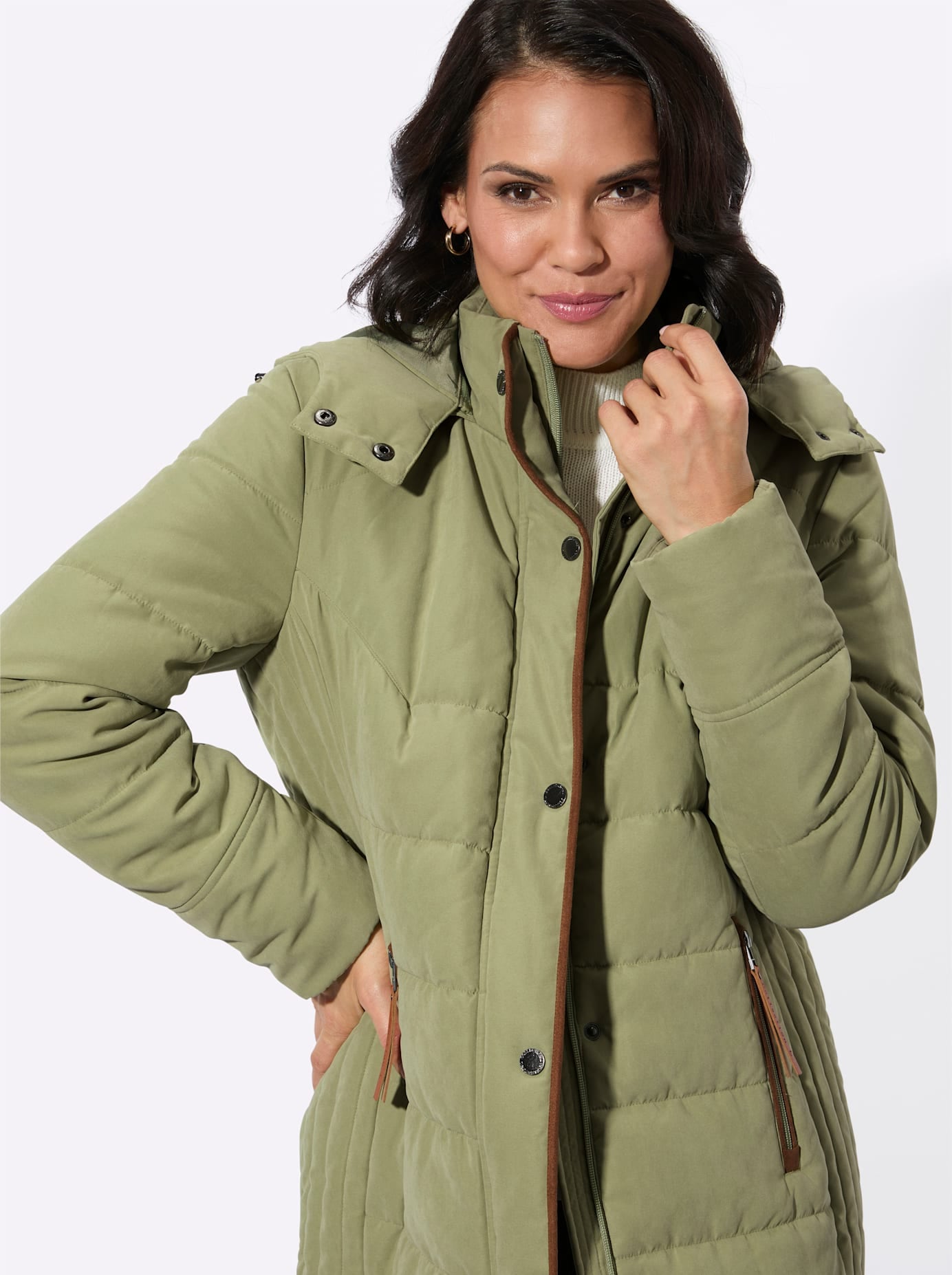 Casual Looks Veste matelassée mit Kapuze