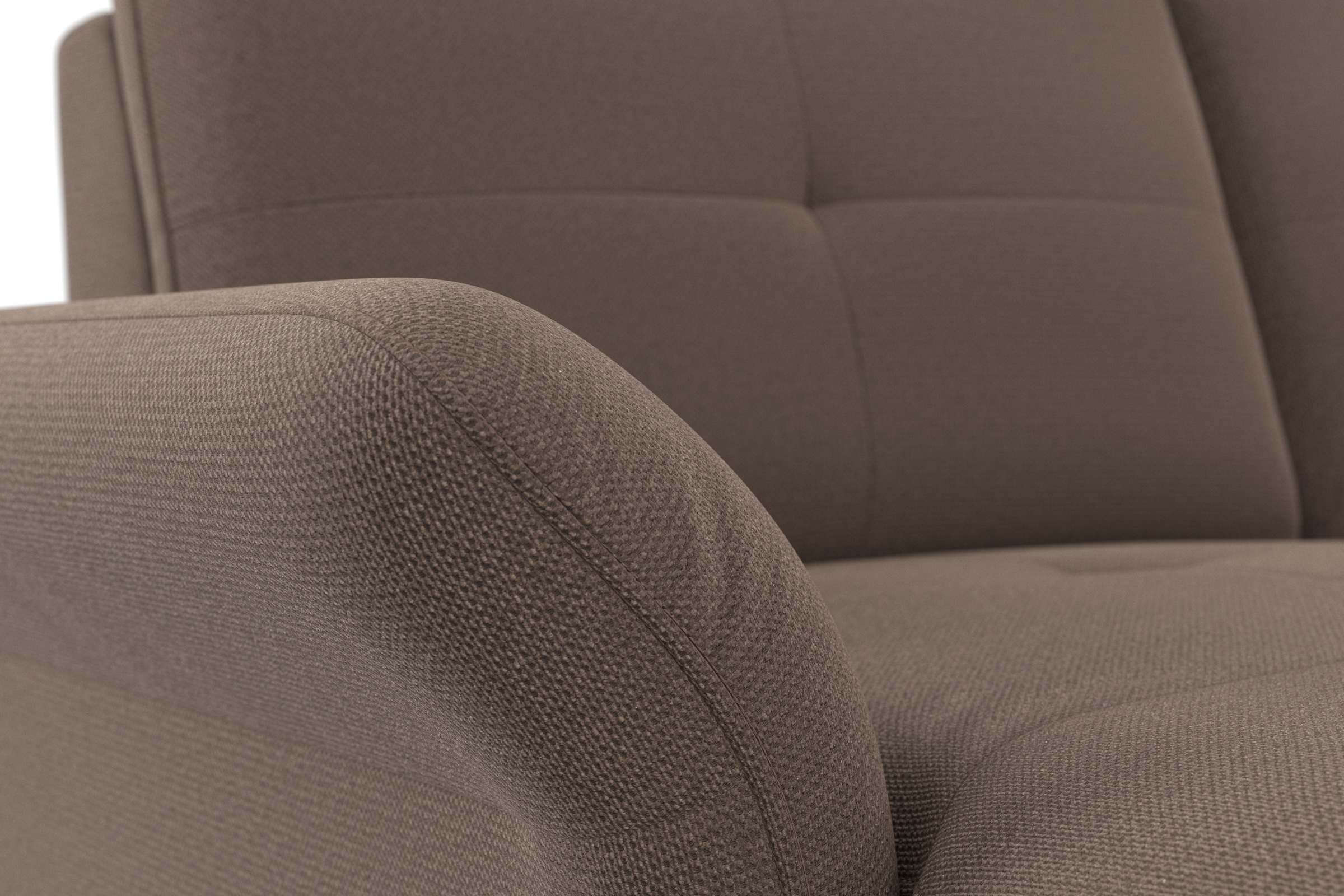 Places of Style Wohnlandschaft »Calando U-Form«, wahlweise mit Bettfunktion, Bettkasten und Armteilfunktion