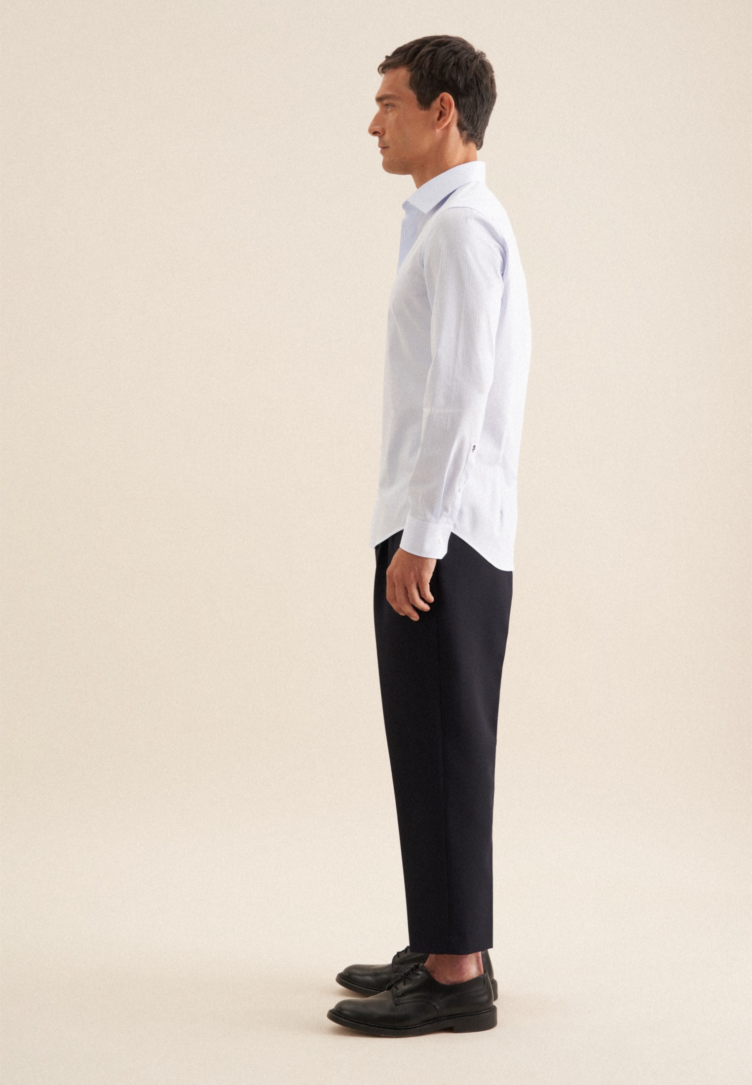 seidensticker Chemise d'affaires »Slim« Slim Langarm Kentkragen Druck