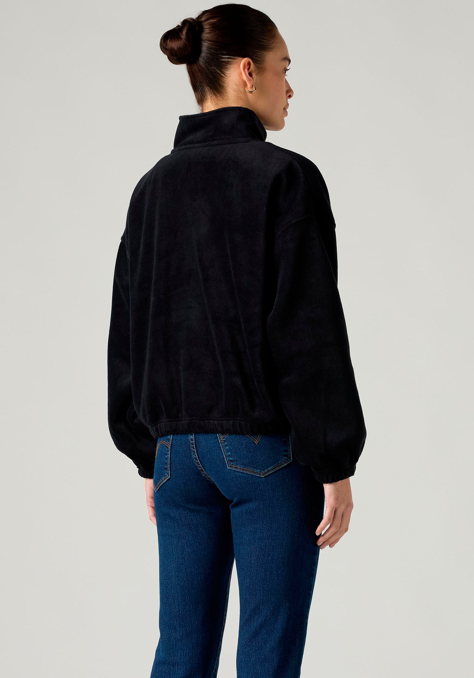 Levi's® Pull en polaire »LSE_DELTA 1/4 ZIP«, Qualité polaire facile d'entretien
