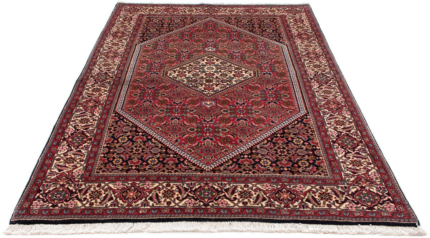 Image of morgenland Wollteppich »Bidjar - Zanjan Medaillon Blu scuro 216 x 137 cm«, rechteckig, 1,5 mm Höhe, Unikat mit Zertifikat bei Ackermann Versand Schweiz