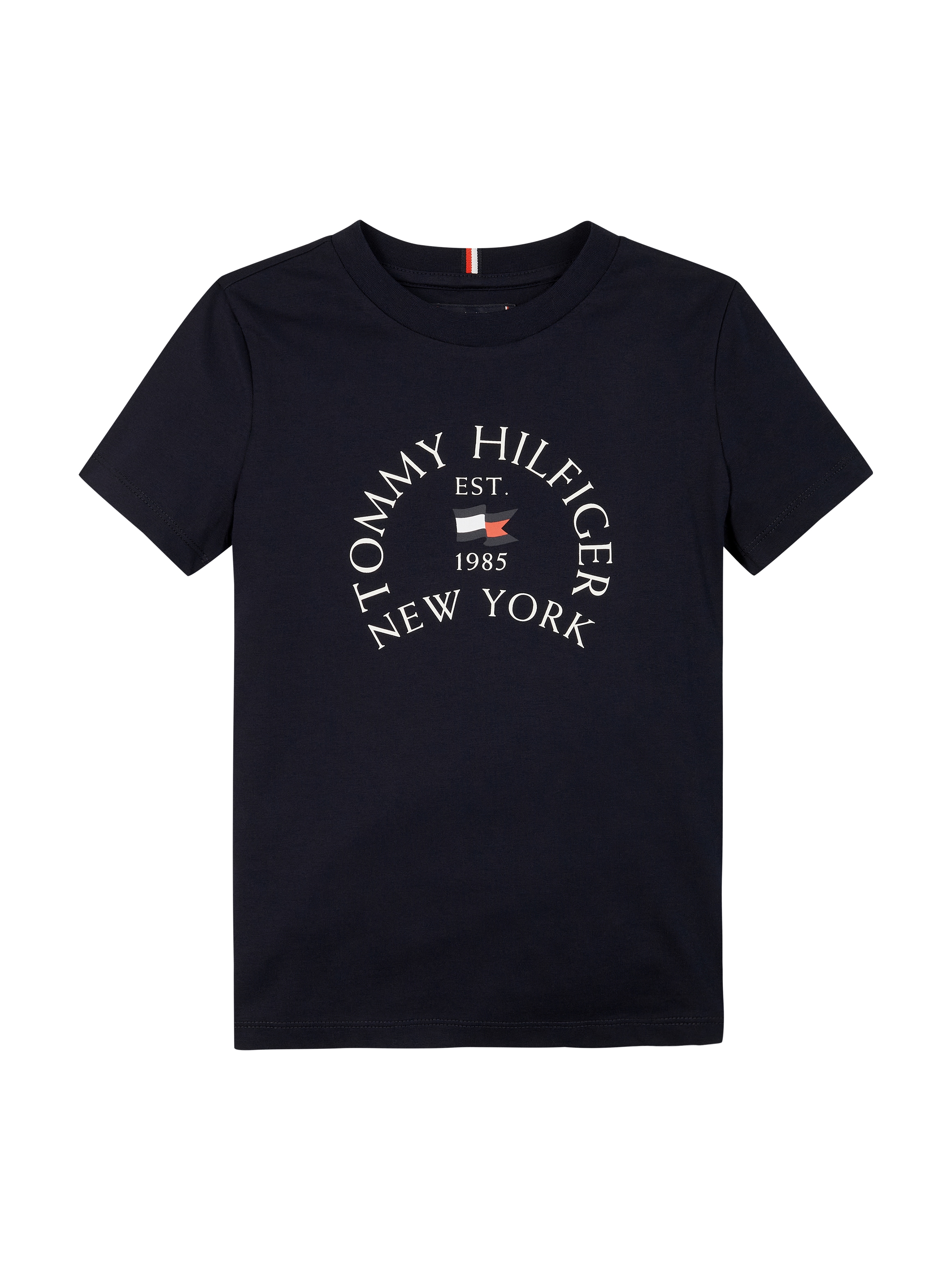 Tommy Hilfiger T-Shirt »NAUTICAL ARCH PRINTED REG TEE SS«, Baby bis 2 Jahre; mit grossem Tommy Logo