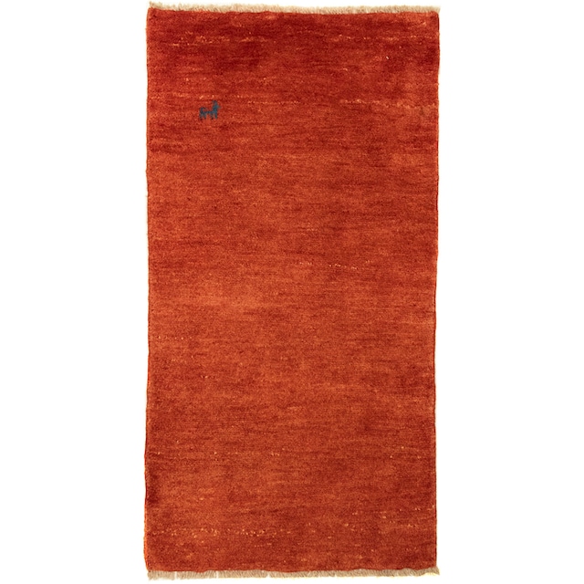 morgenland Wollteppich »Gabbeh Teppich handgeknüpft rot«, rechteckig,  handgeknüpft jetzt kaufen | Kurzflor-Teppiche
