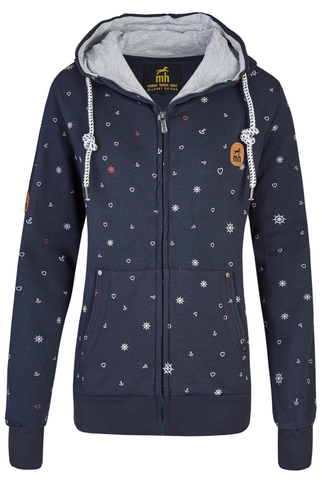 Image of DEPROC Active Kapuzensweatshirt »KALMA Women«, mit Herzchenprint bei Ackermann Versand Schweiz