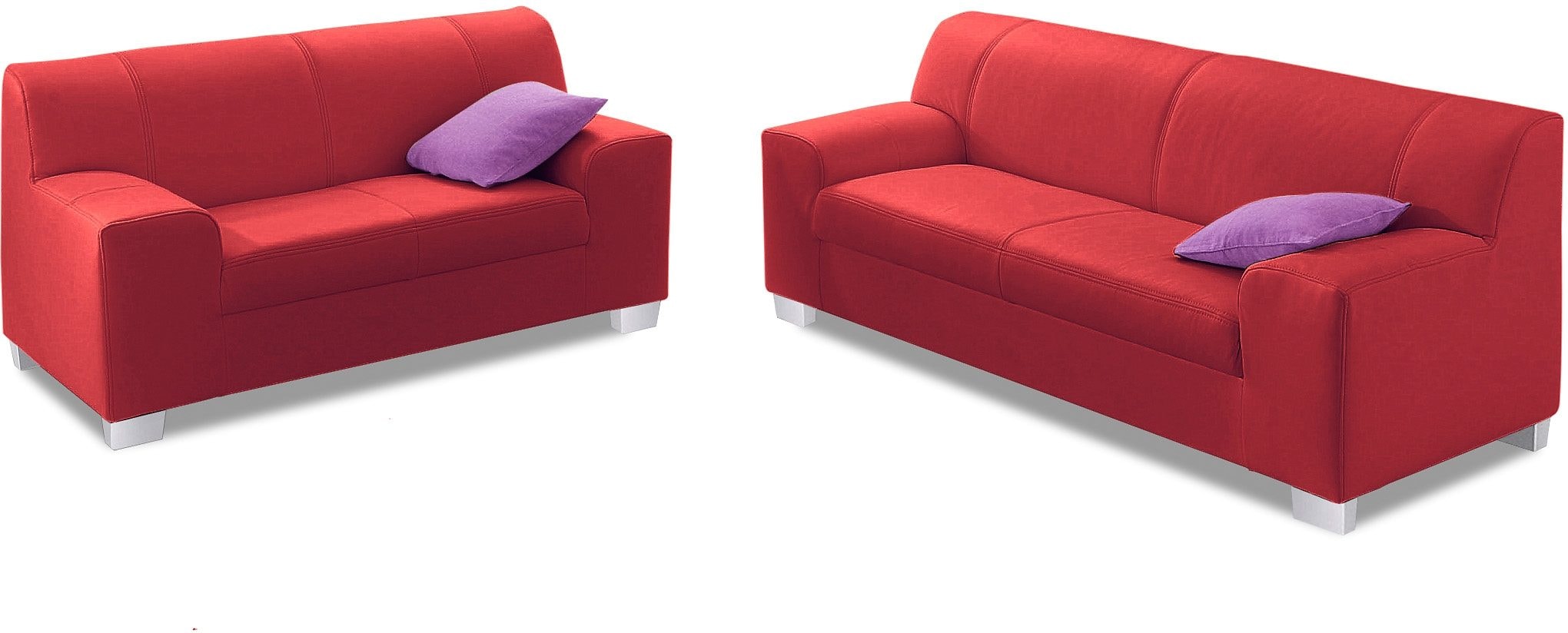 DOMO collection Polstergarnitur »Amando«, (Spar-Set), bestehend aus 2er- und 3er-Sofa