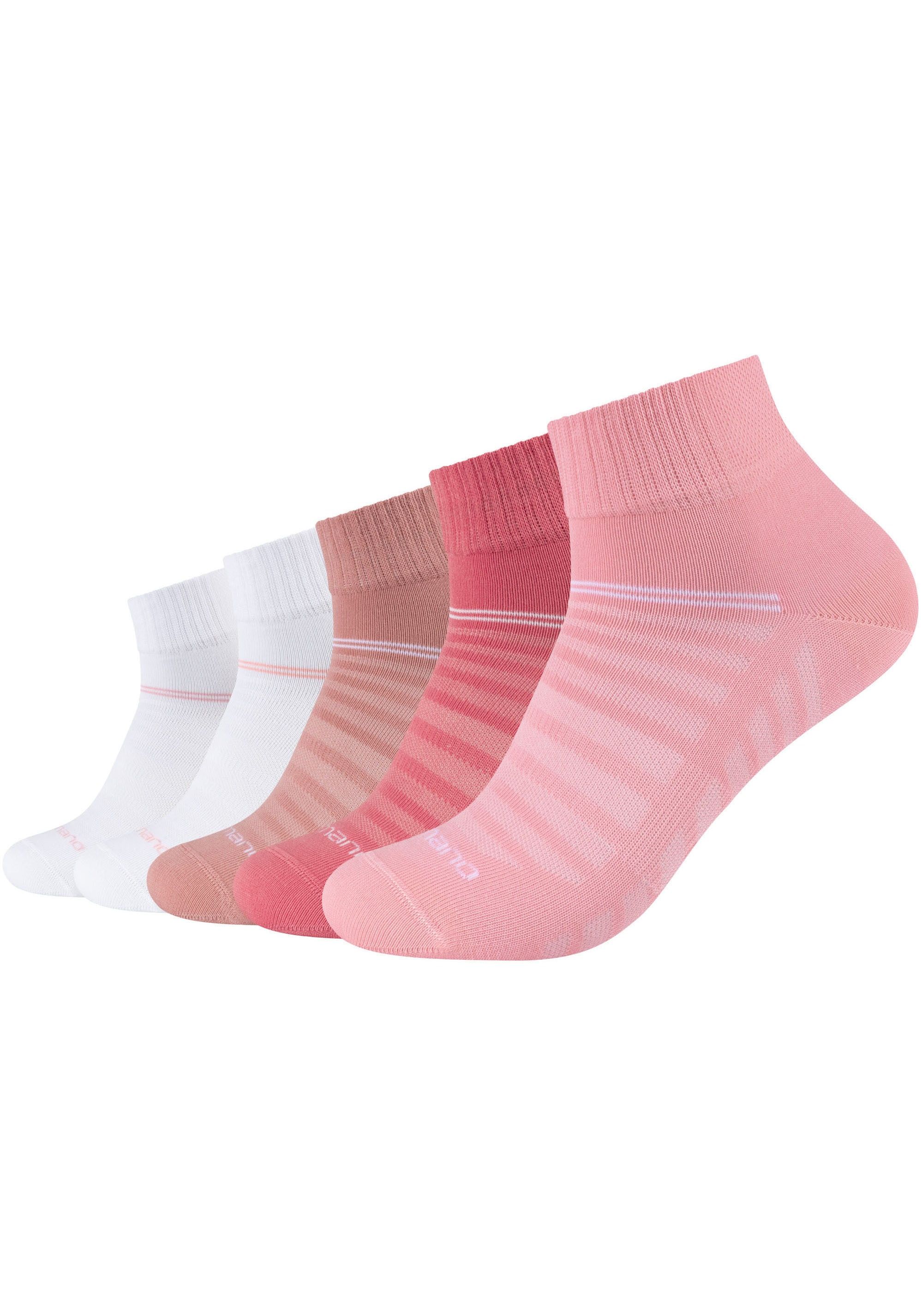 Camano Sneakersocken »mesh ventilation«, (10 Paar), Mesh-Belüftung: Optimales Fussklima bei jeder Aktivität