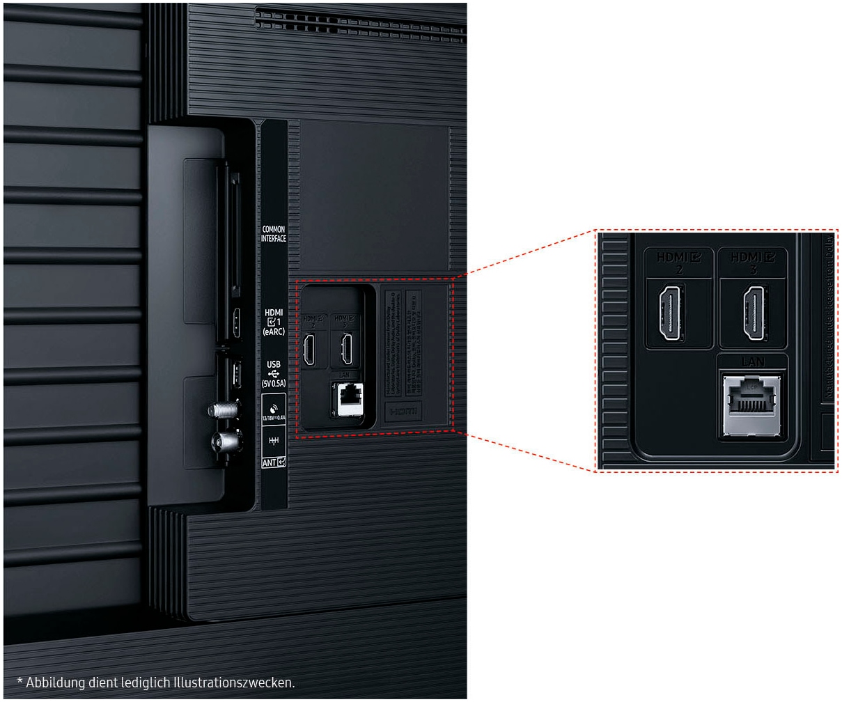 Samsung Téléviseur LED »GU55U7099FU« 139 cm/55 Crystal UHD, Q-Symphony, Dolby Surround Sound, Triple Tuner, Smart-Hub