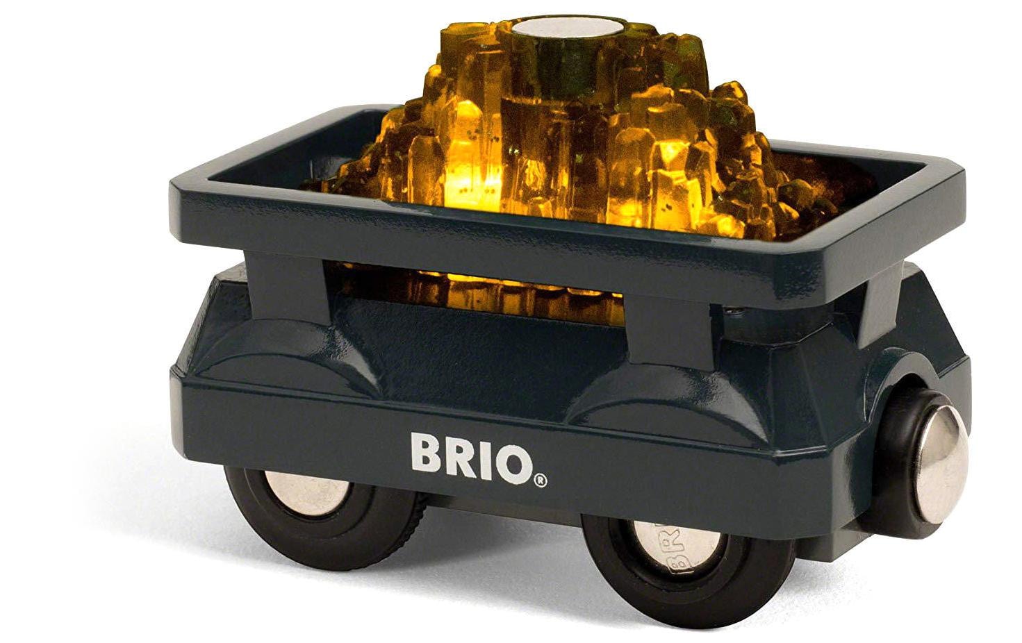 BRIO® Spielzeug-Lokomotive »Goldfarbenwaggon mit Licht«